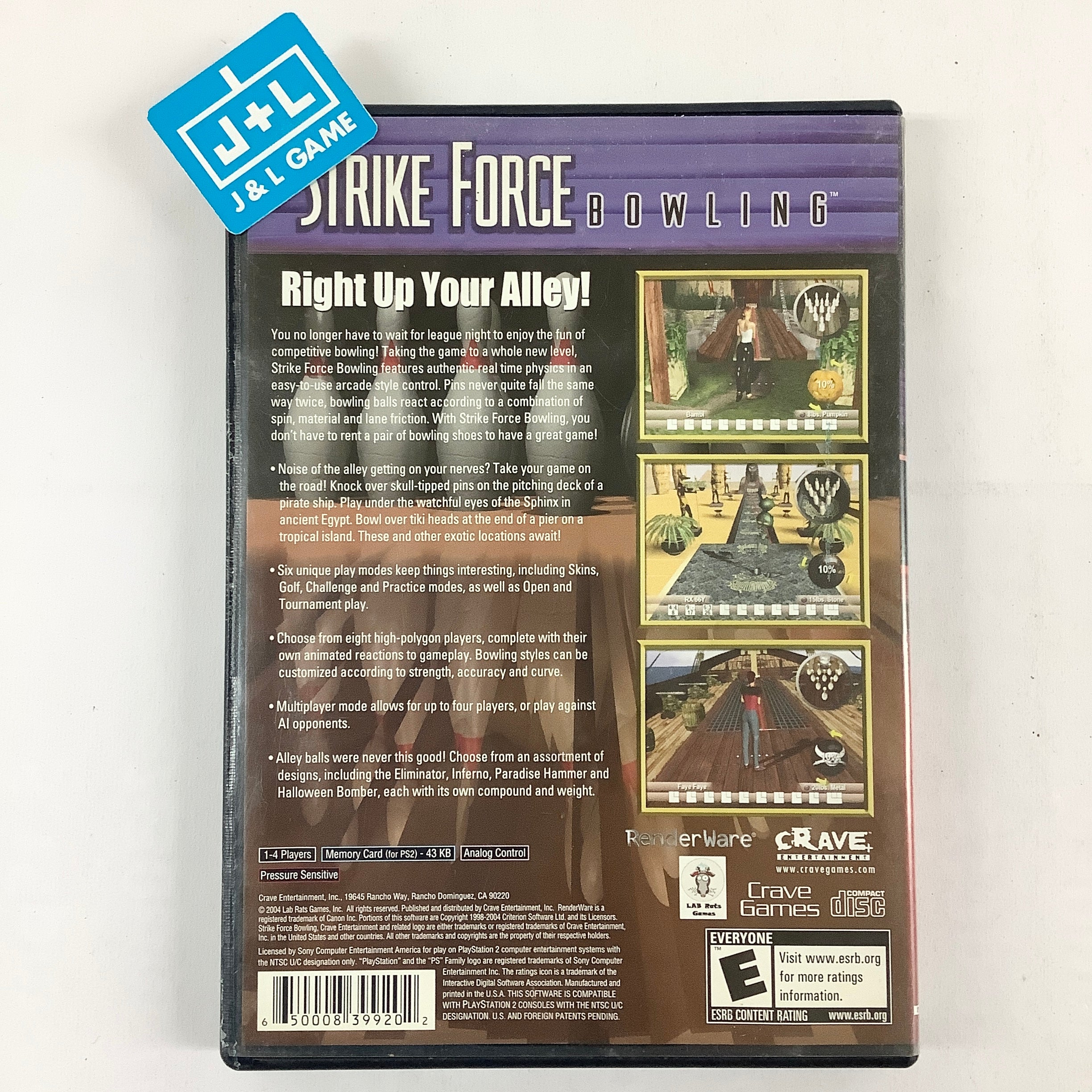 Strike Force Bowling - (PS2) PlayStation 2 [Pre-Owned] Video Games Crave   