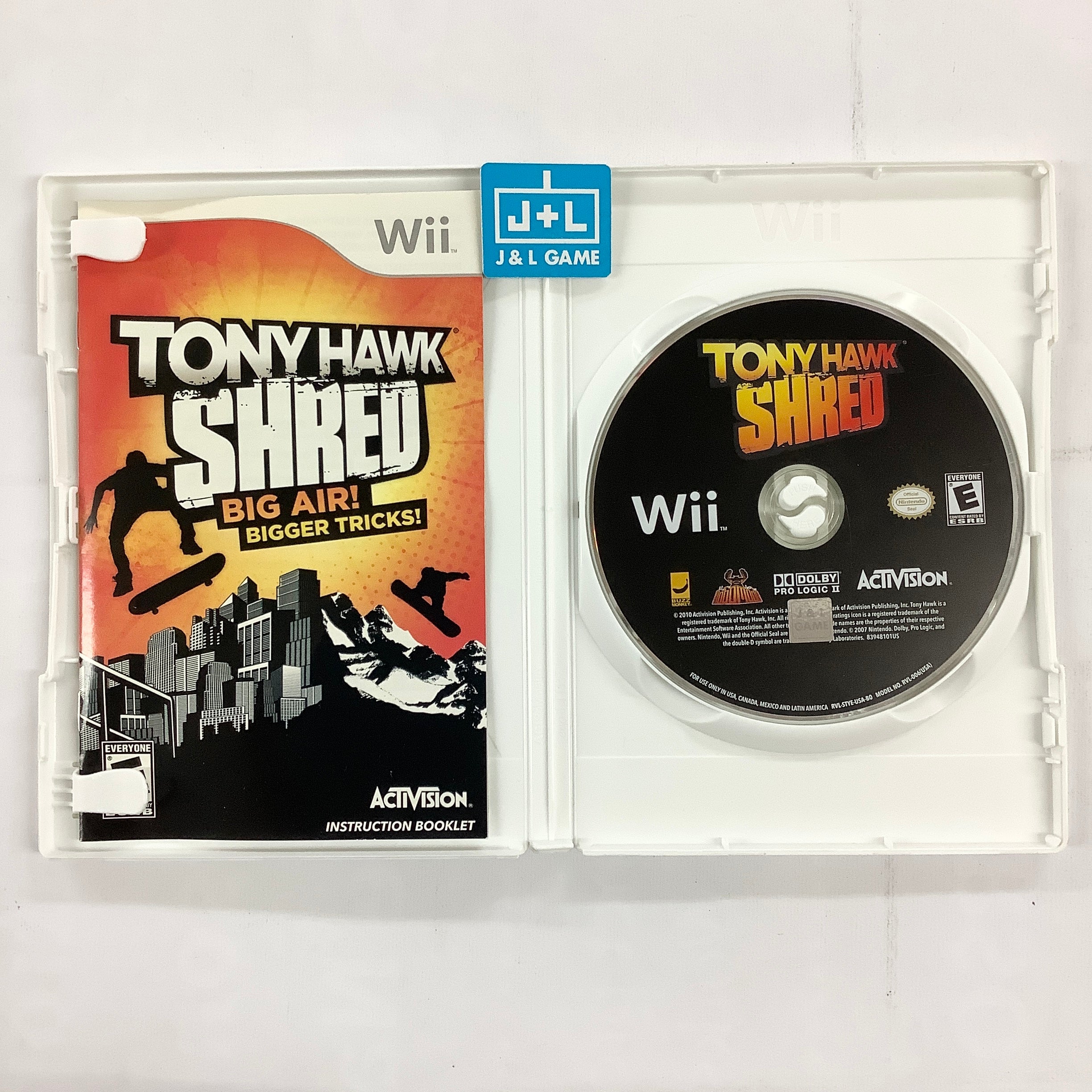 Tony Hawk: Shred - Nintendo Wii [Pre-Owned] Video Games Activision   