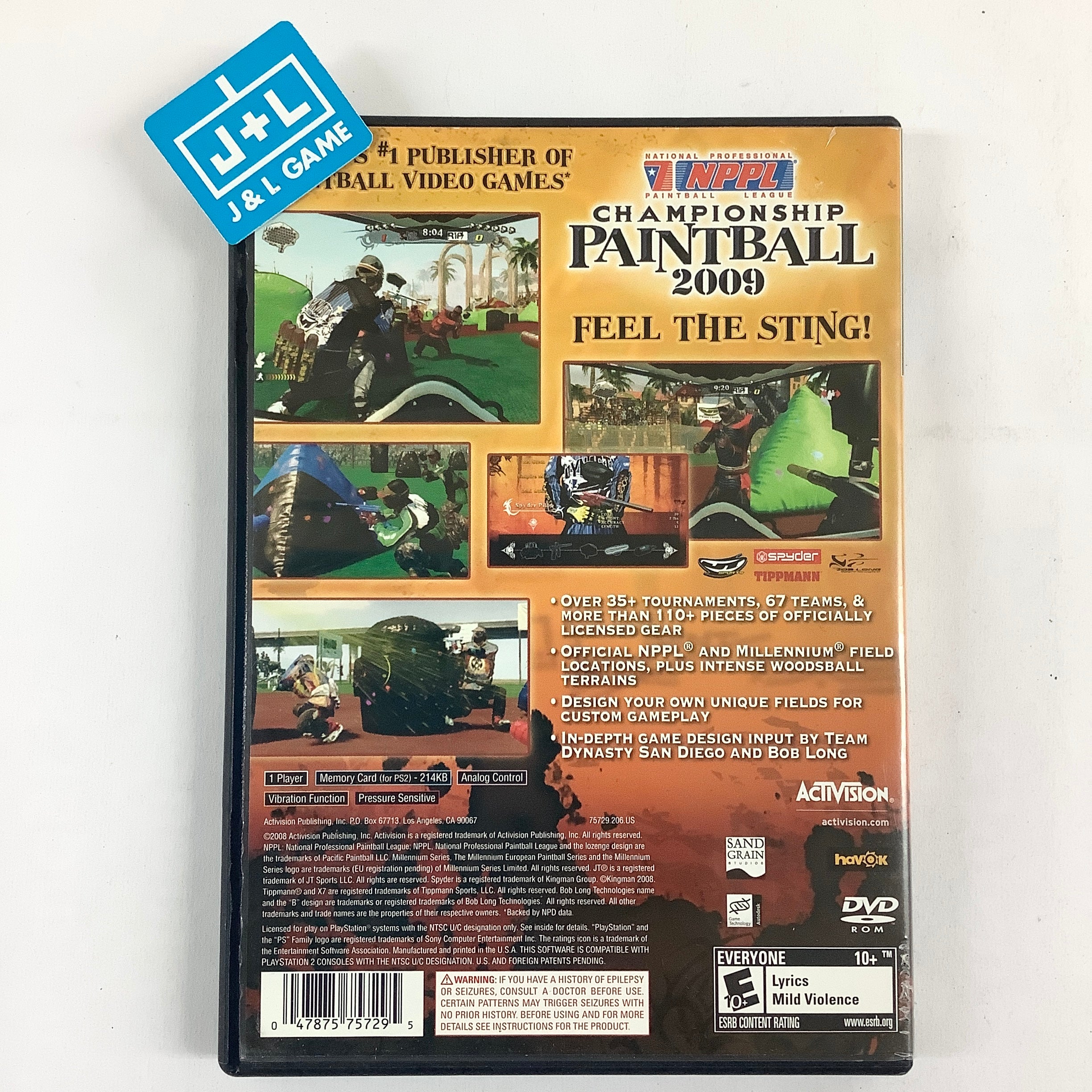NPPL Championship Paintball 2009 - (PS2) PlayStation 2 [Pre-Owned] Video Games Activision   