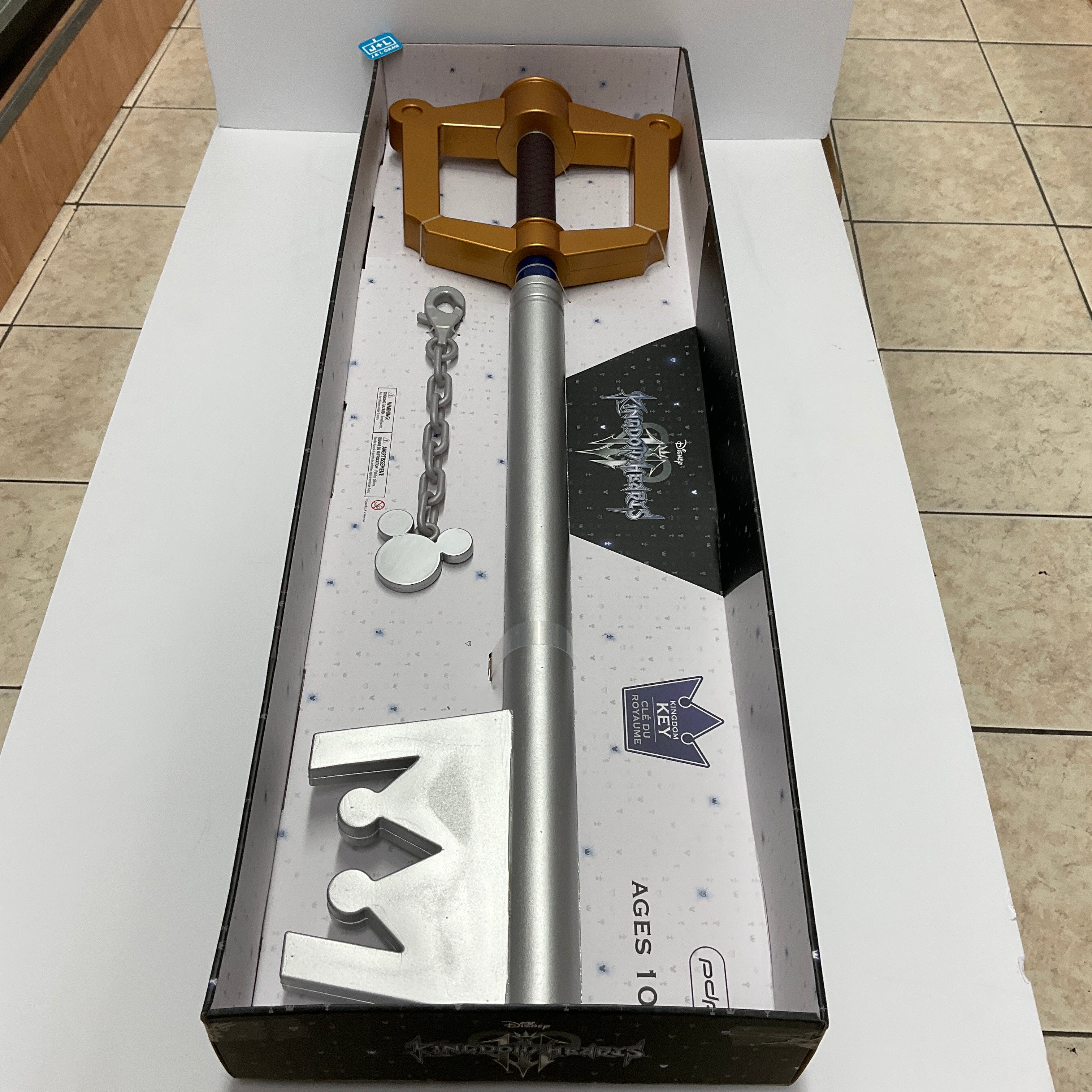 PDP Disney Kingdom Hearts Collectible Full Size Replica of Sora's Kingdom Key Keyblade - Toys Toys PDP   