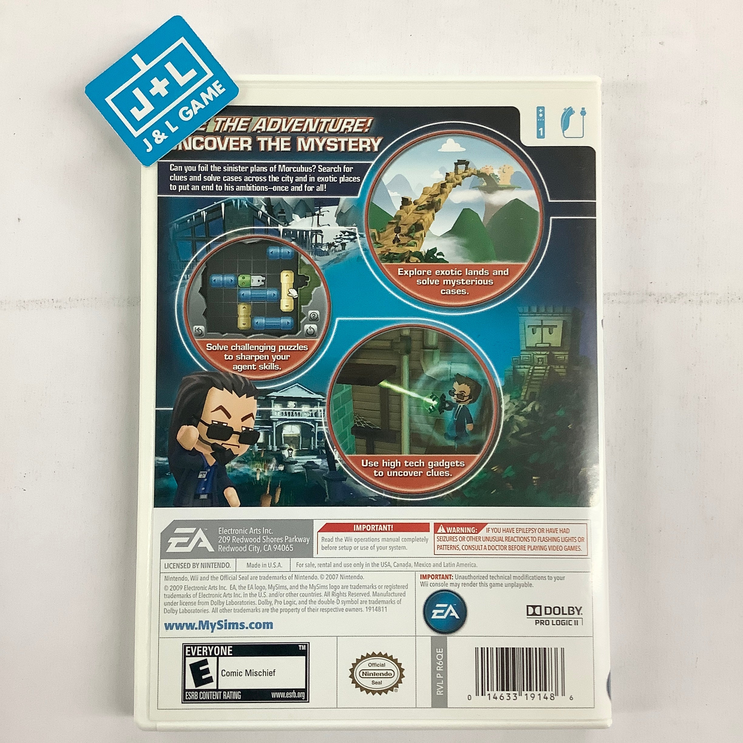 MySims Agents - Nintendo Wii [Pre-Owned] Video Games Electronic Arts   