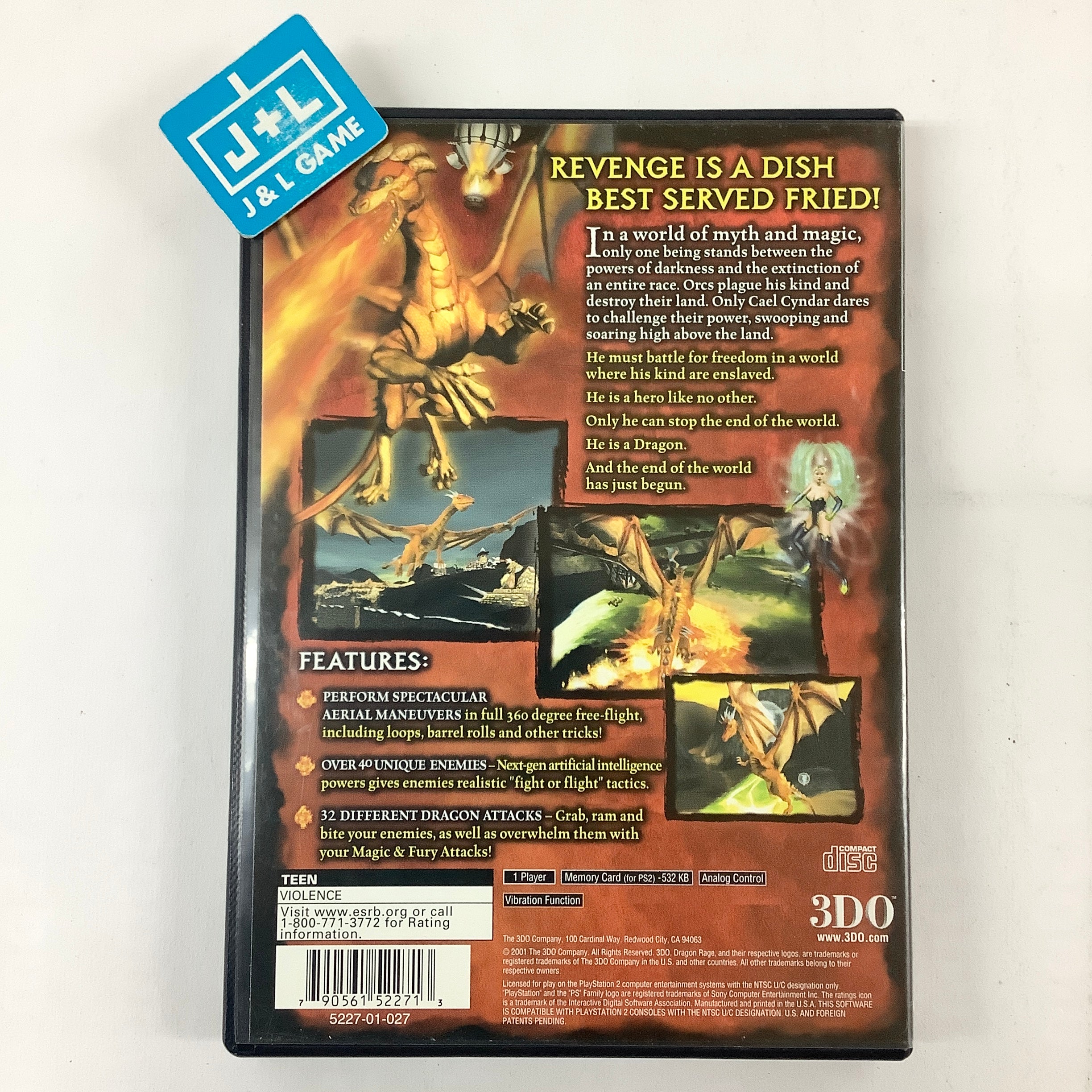 Dragon Rage - (PS2) PlayStation 2 [Pre-Owned] Video Games 3DO   