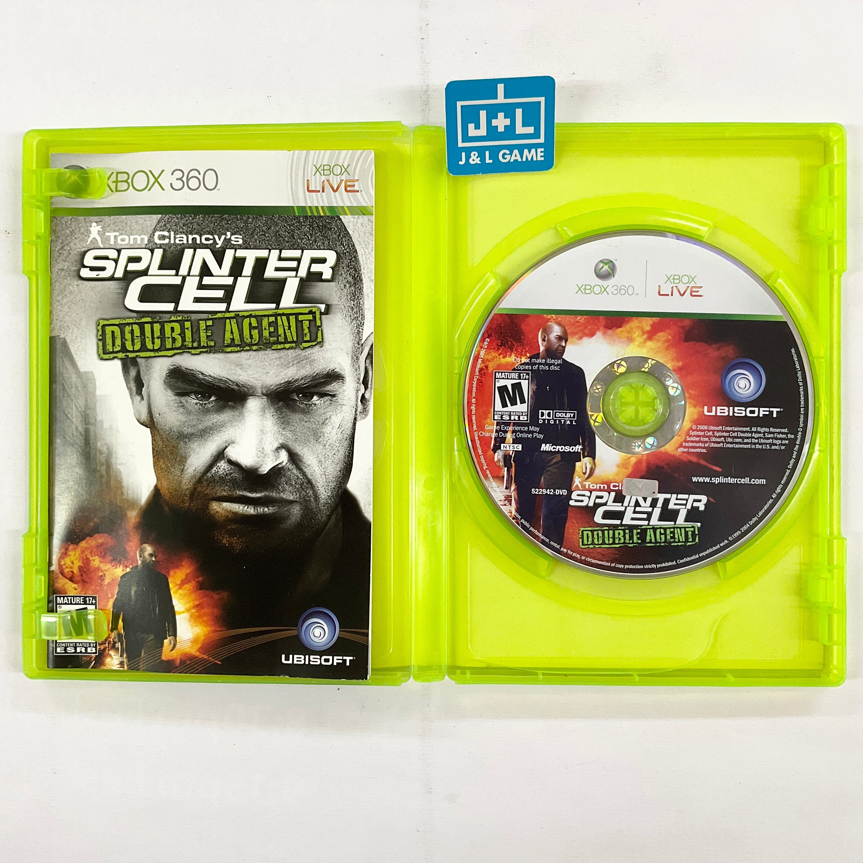 Tom Clancy's Splinter Cell: Double Agent - Xbox 360 [Pre-Owned] Video Games Ubisoft   