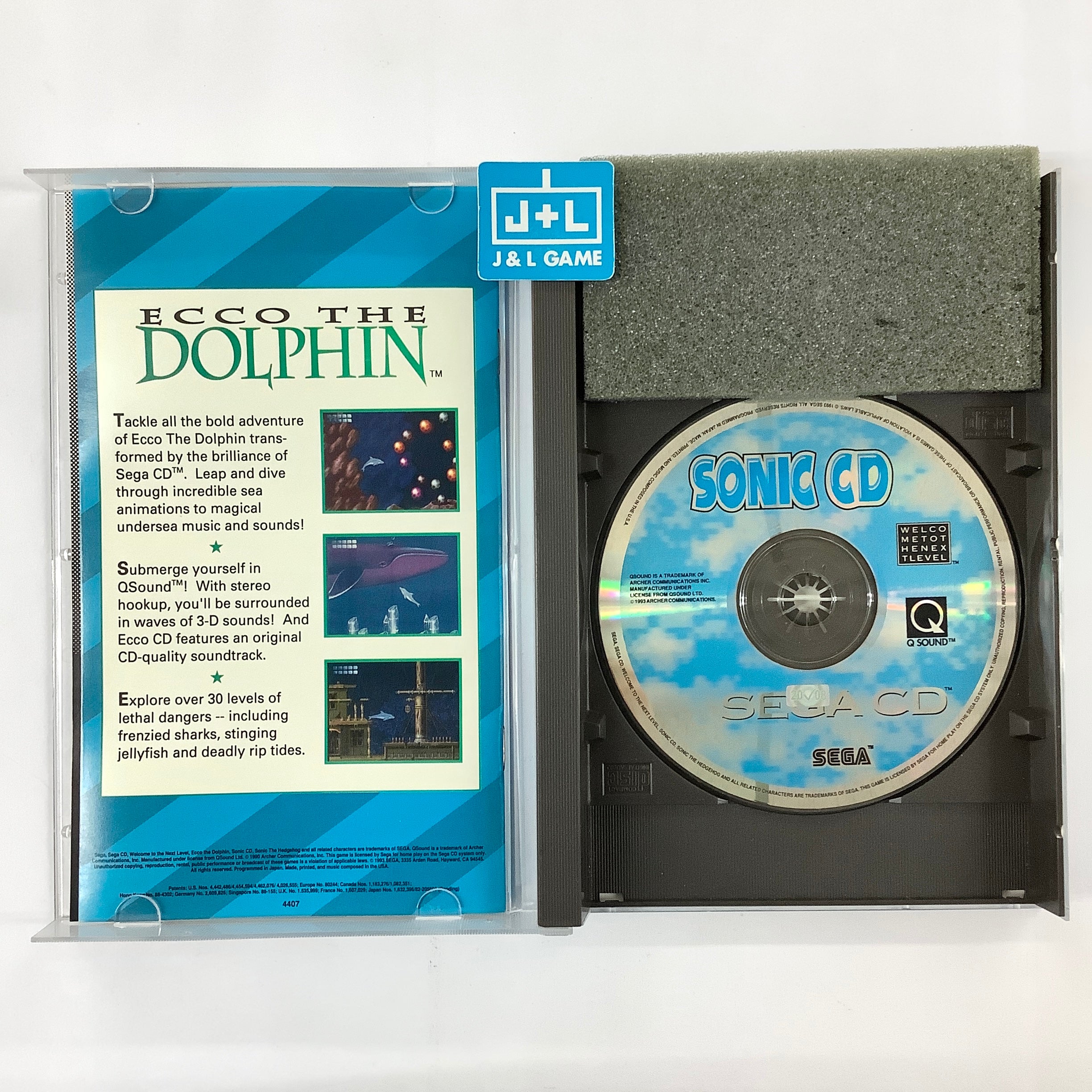 Sonic CD - (SCD) SEGA CD [Pre-Owned] | J&L Game