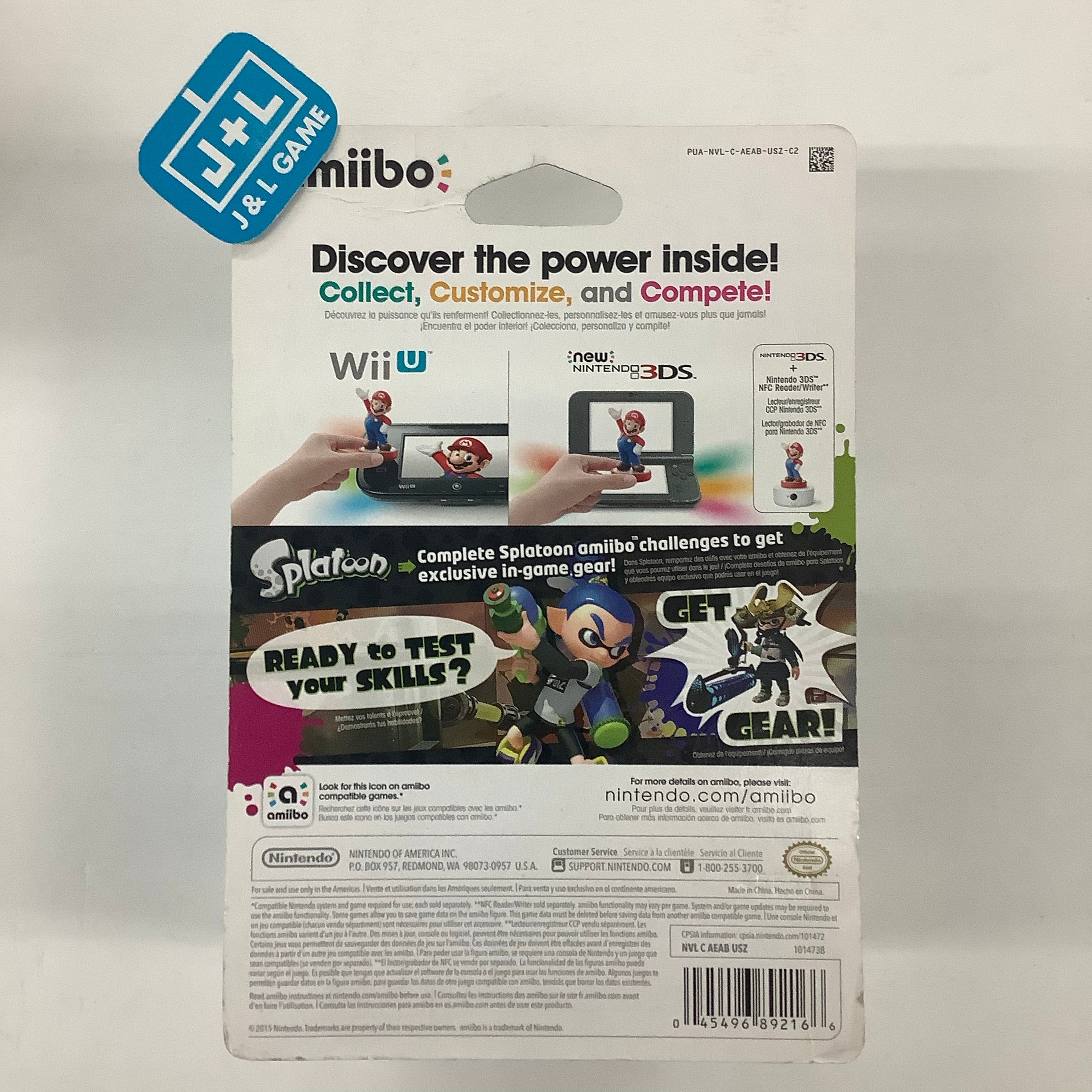 Inkling Boy (Blue) (Splatoon series) - Nintendo WiiU Amiibo Amiibo Nintendo   