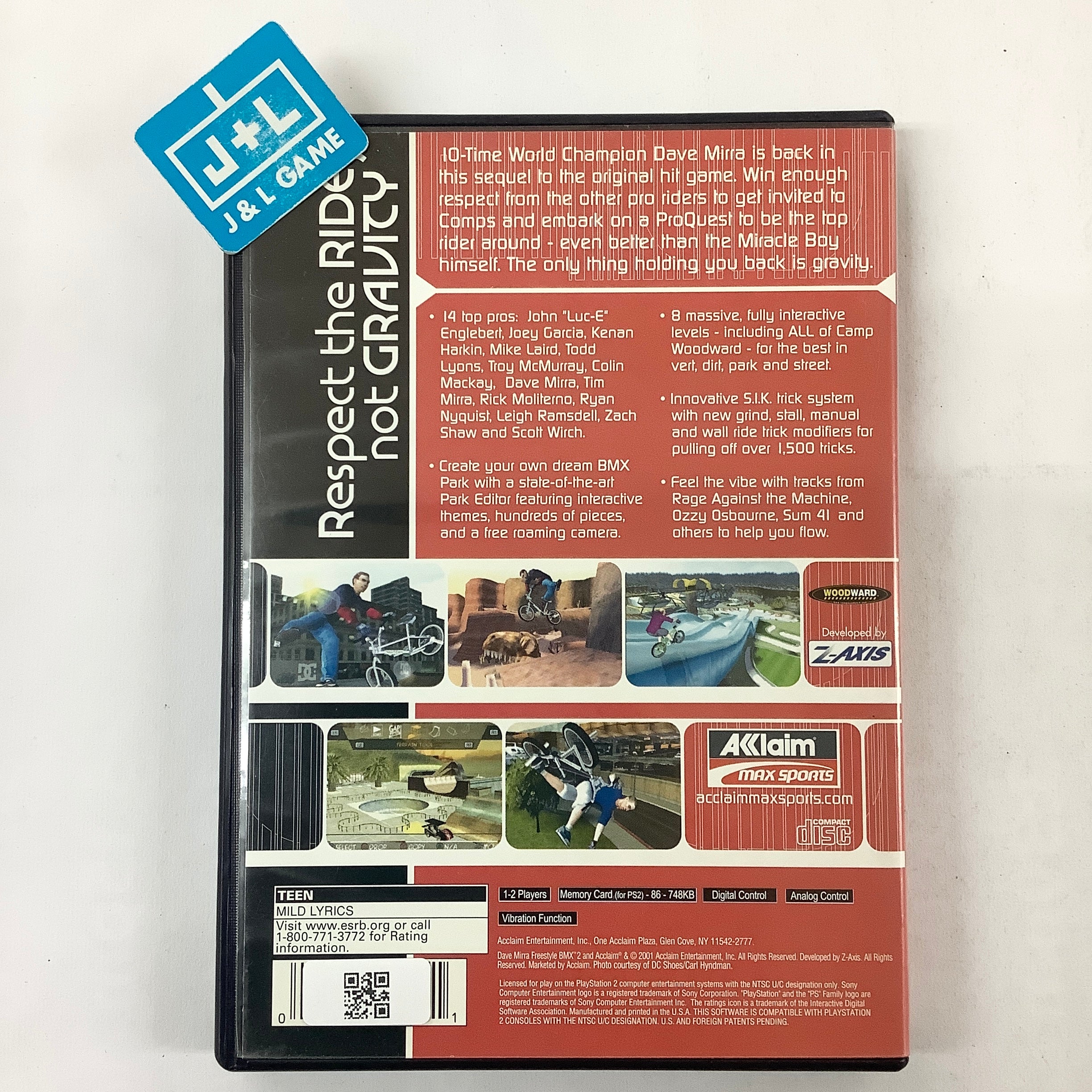 Dave Mirra Freestyle BMX 2 (Greatest Hits) - (PS2) PlayStation 2 [Pre-Owned] Video Games Acclaim   