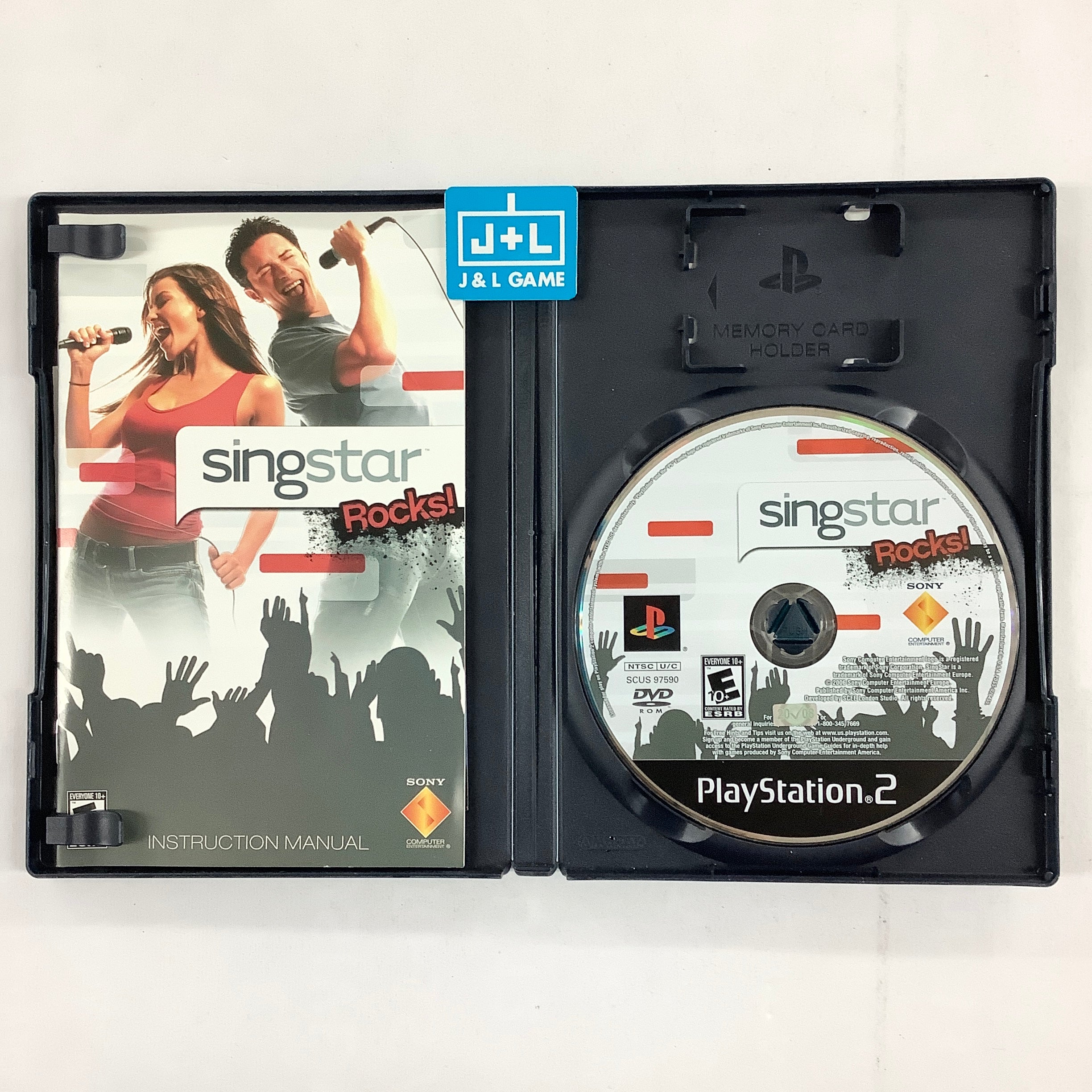 SingStar Rocks! - (PS2) PlayStation 2 [Pre-Owned] Video Games SCEA   