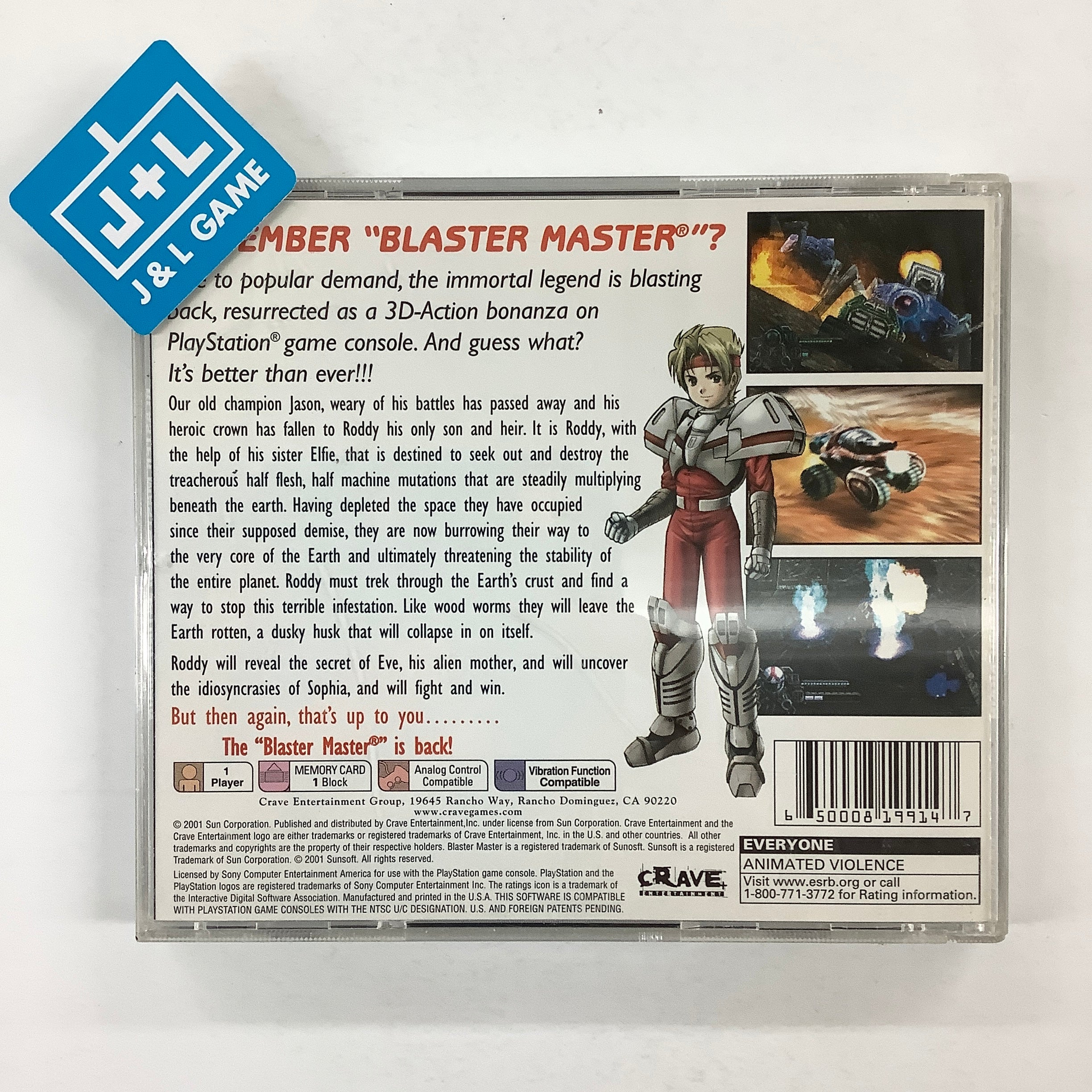 Blaster Master: Blasting Again - (PS1) PlayStation 1 [Pre-Owned