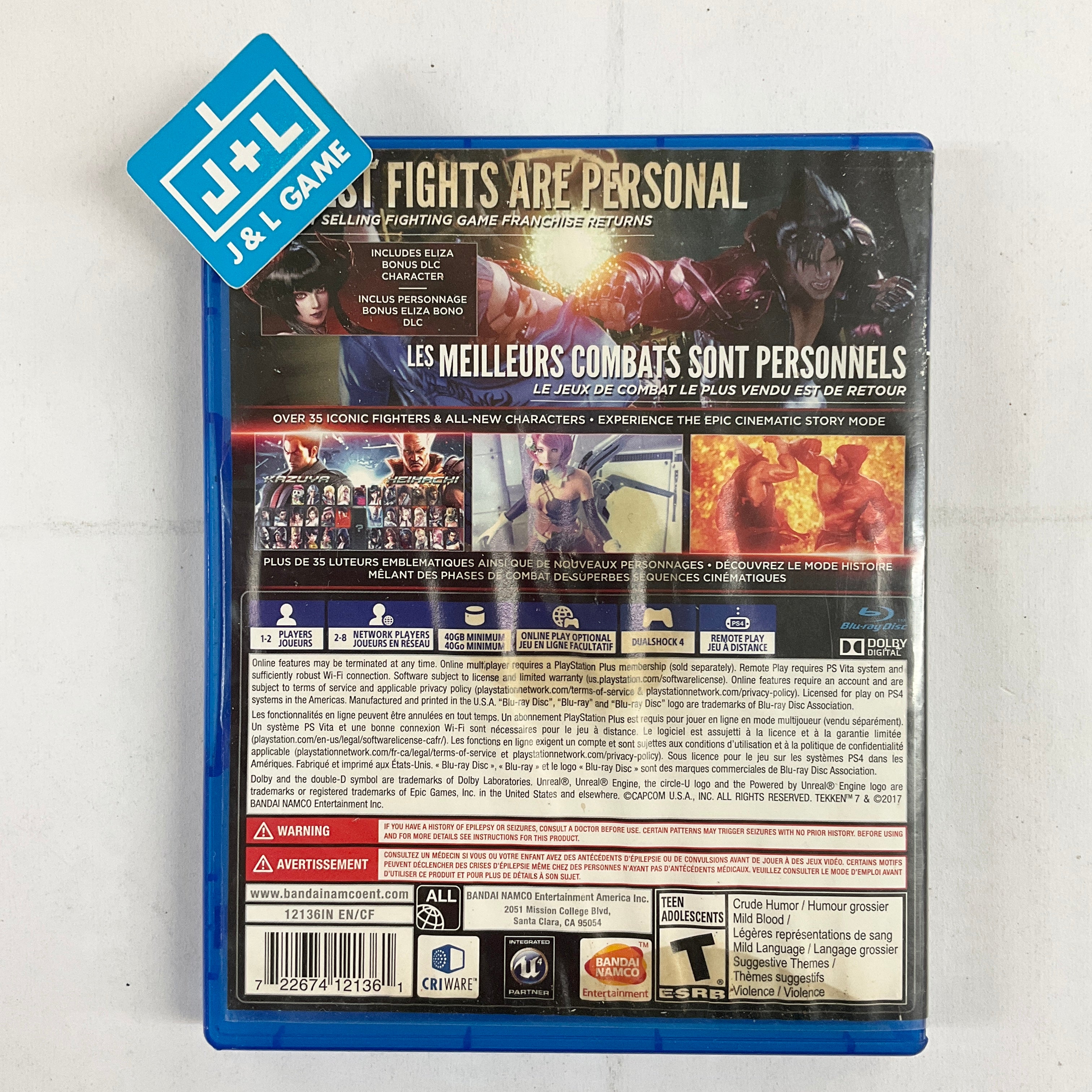 Tekken 7 - (PS4) PlayStation 4 [Pre-Owned] Video Games Bandai Namco Games   
