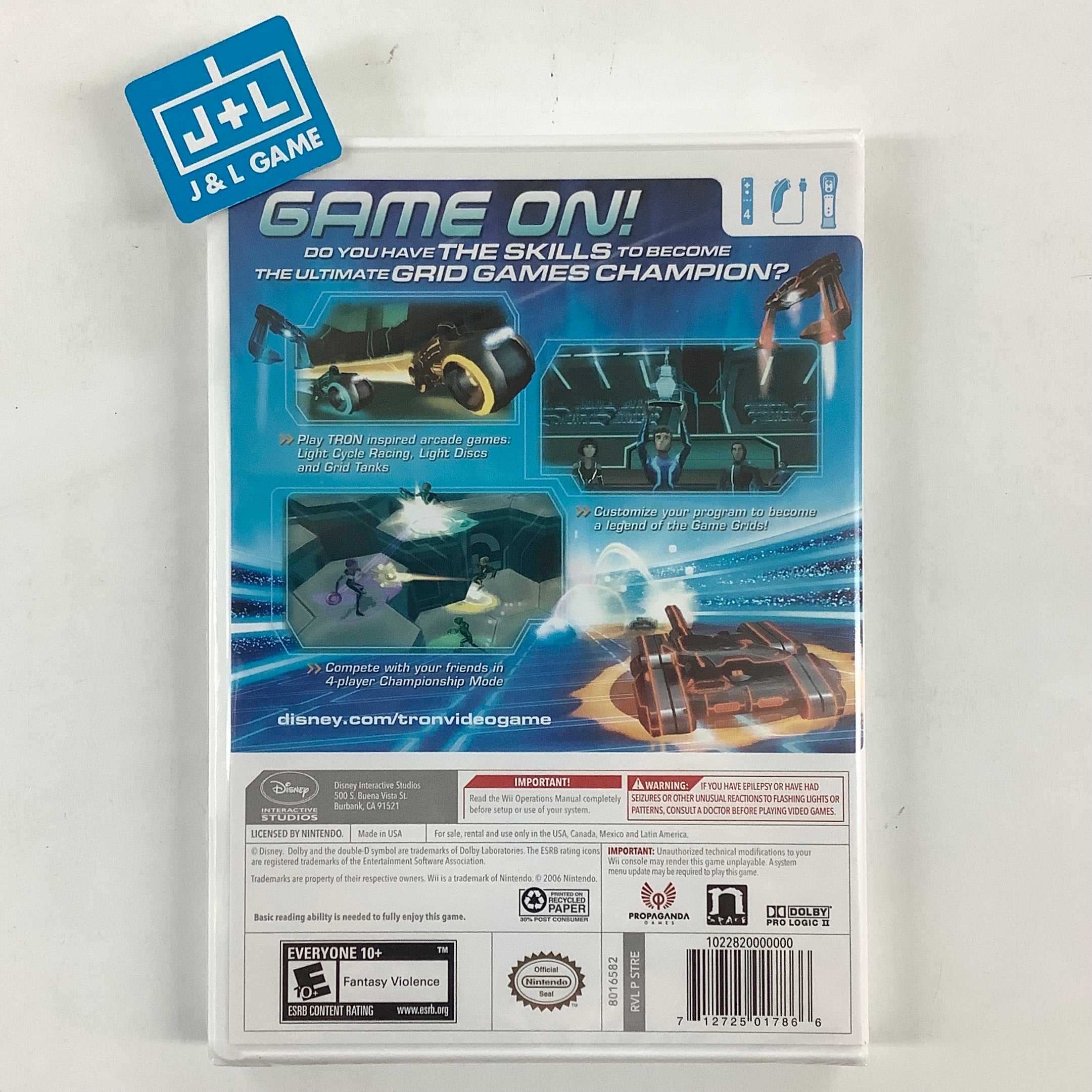 TRON: Evolution - Battle Grids - Nintendo Wii Video Games Disney Interactive Studios   