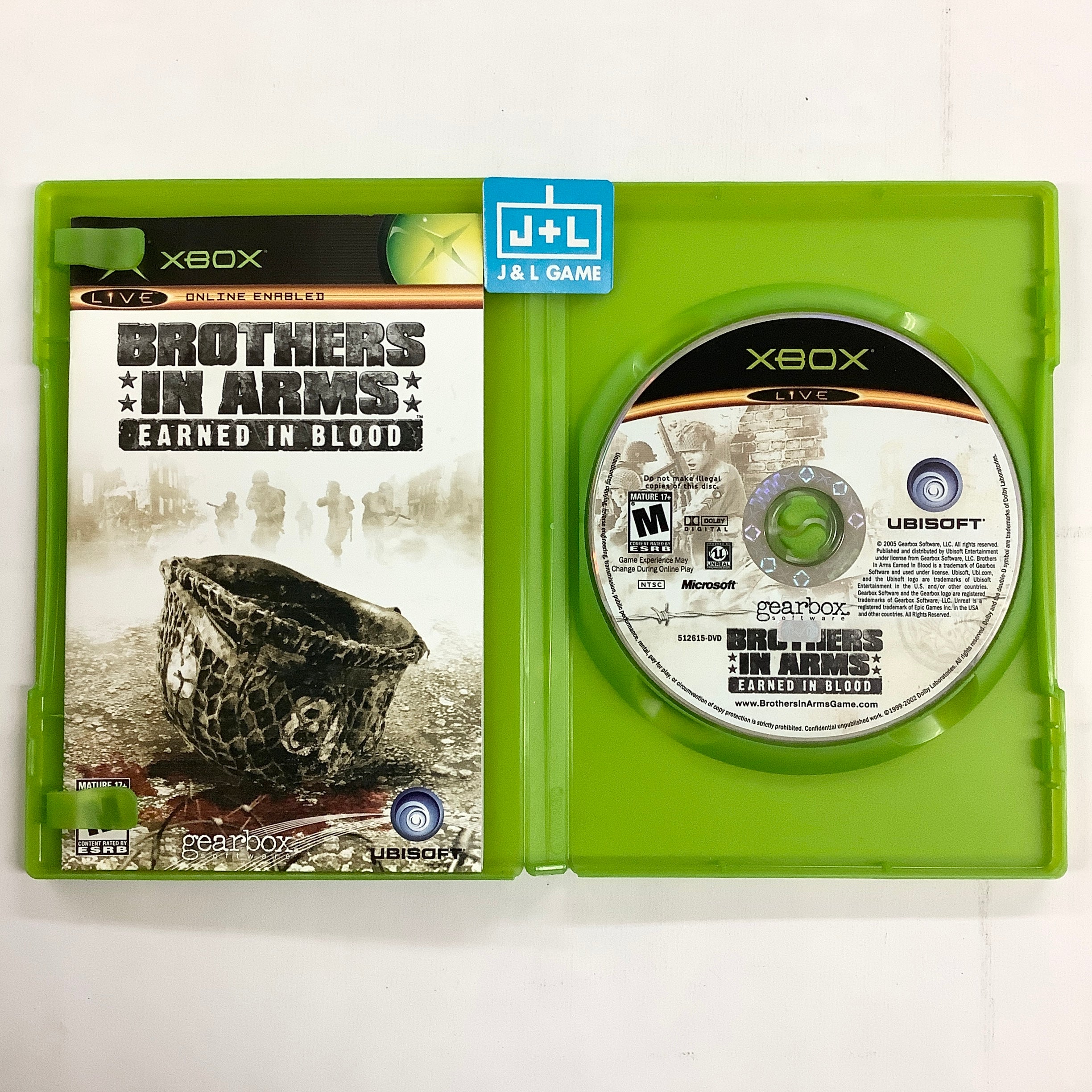 Brothers in Arms: Earned in Blood - (XB) Xbox [Pre-Owned] Video Games Ubisoft   