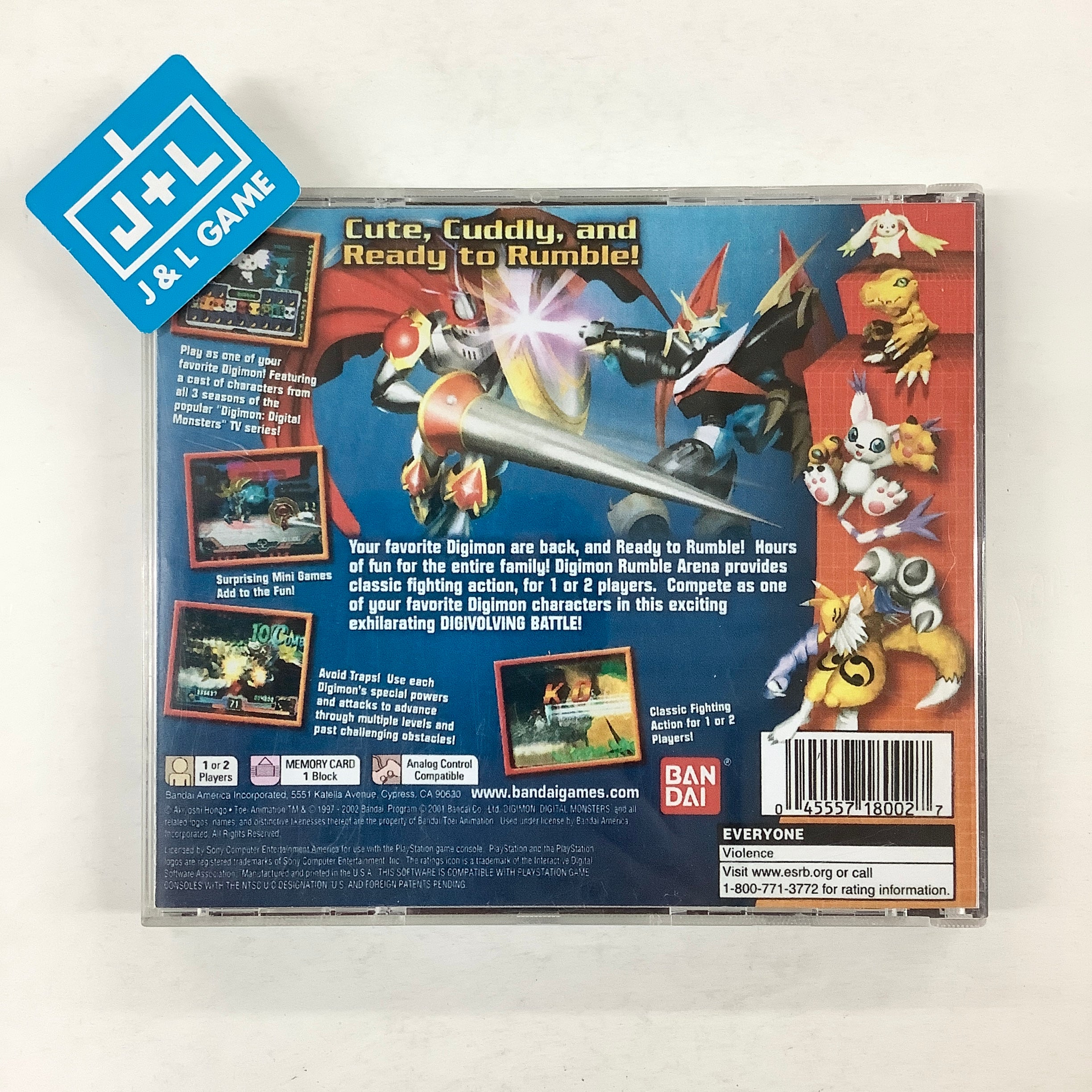 Digimon Rumble Arena - (PS1) PlayStation 1 [Pre-Owned] Video Games Bandai   