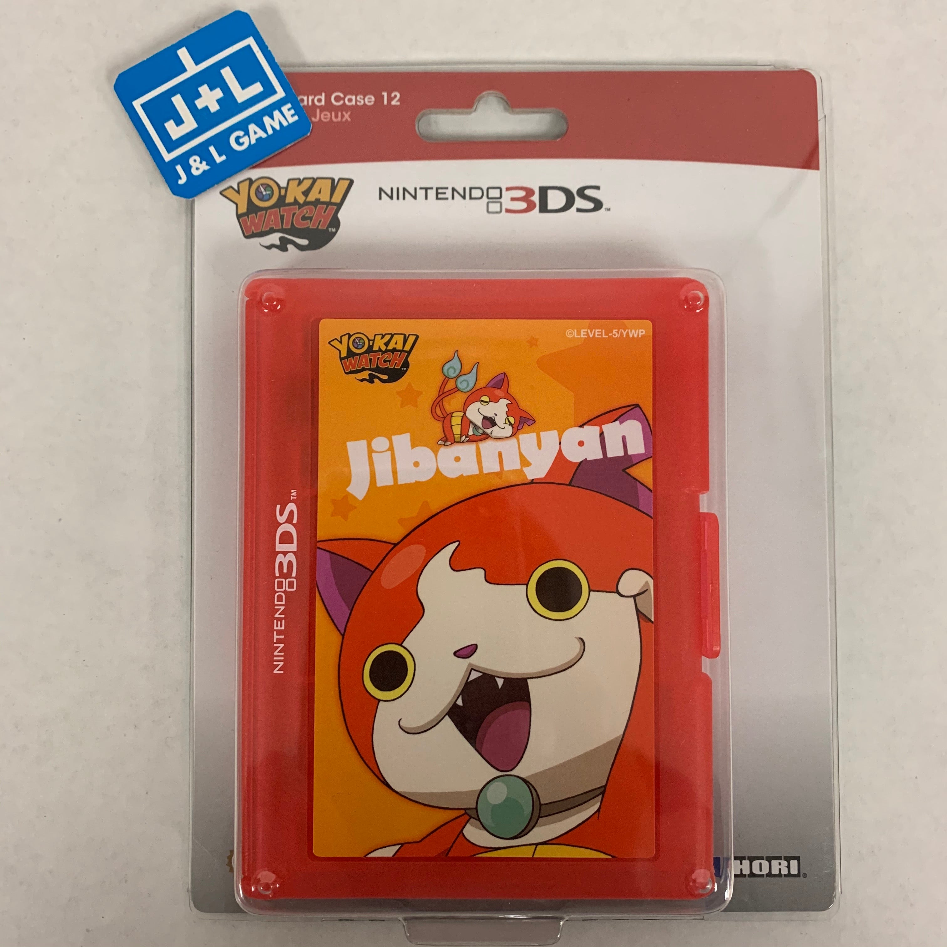 Yo-Kai Watch Game Card Case 12 (Jibanyan) for Nintendo 3DS Accessories HORI   