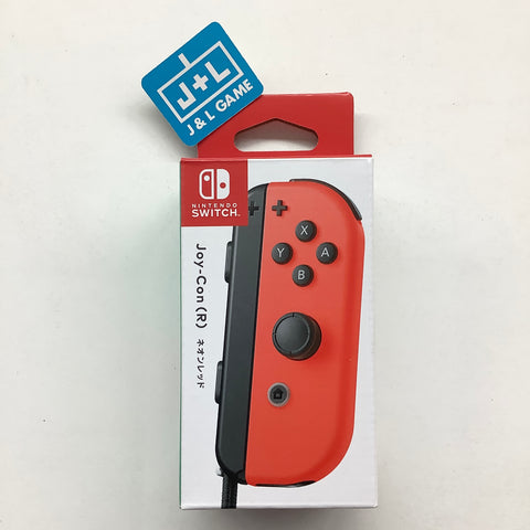 Nintedndo Switch Joy-Con (R) - Neon Red - (NSW) Nintendo Switch ( Japanese Import ) Accessories 任天堂   
