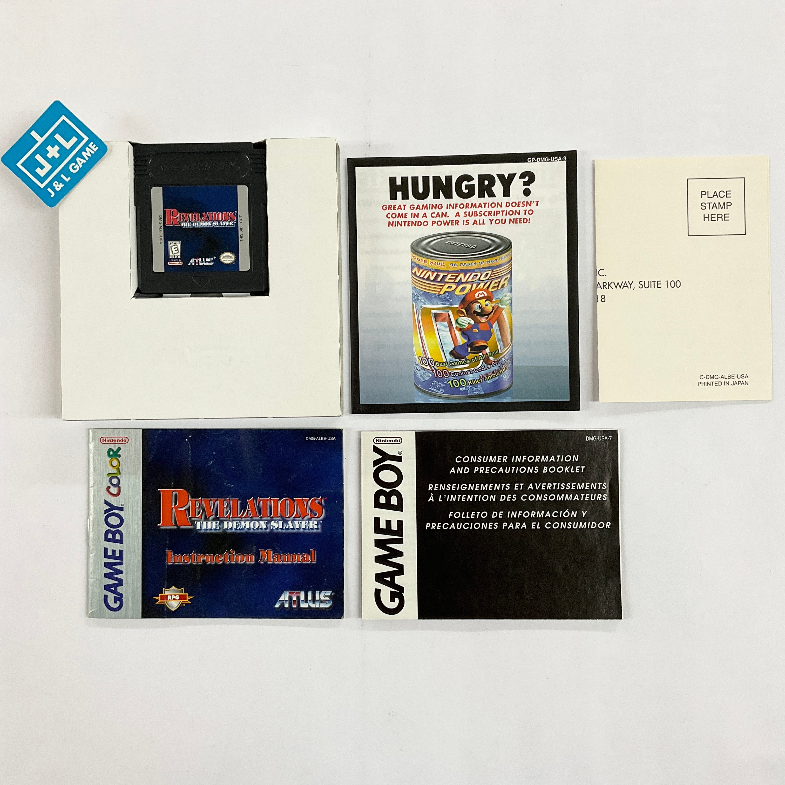 Revelations: The Demon Slayer - (GBC) Game Boy Color [Pre-Owned] Video Games Atlus   