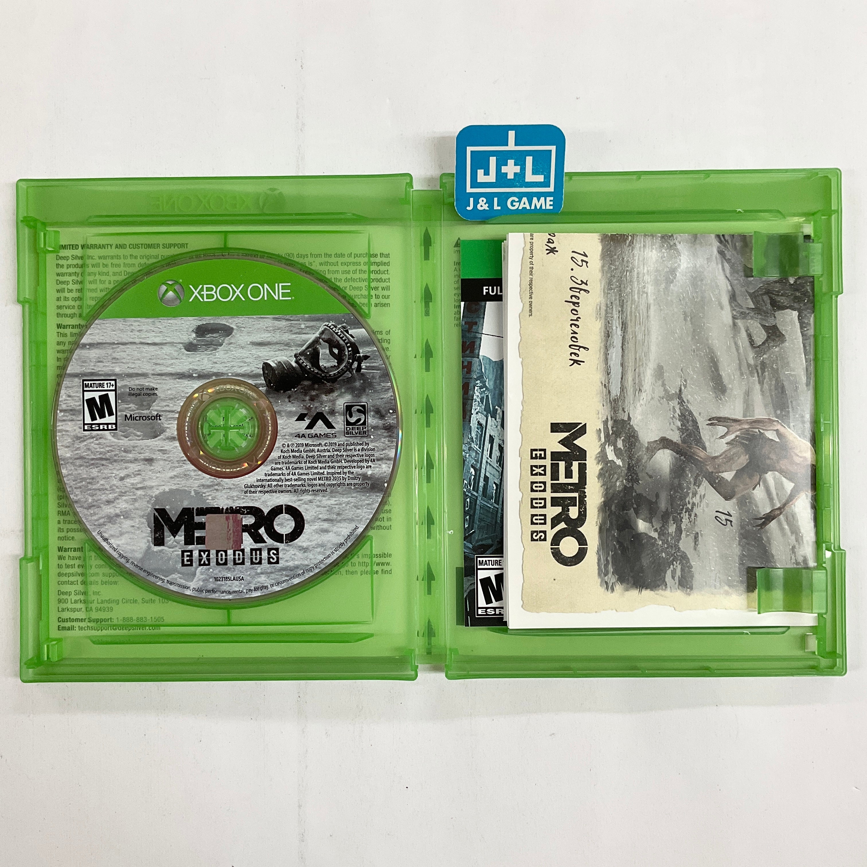 Metro Exodus - (XB1) Xbox One [Pre-Owned] Video Games Deep Silver   
