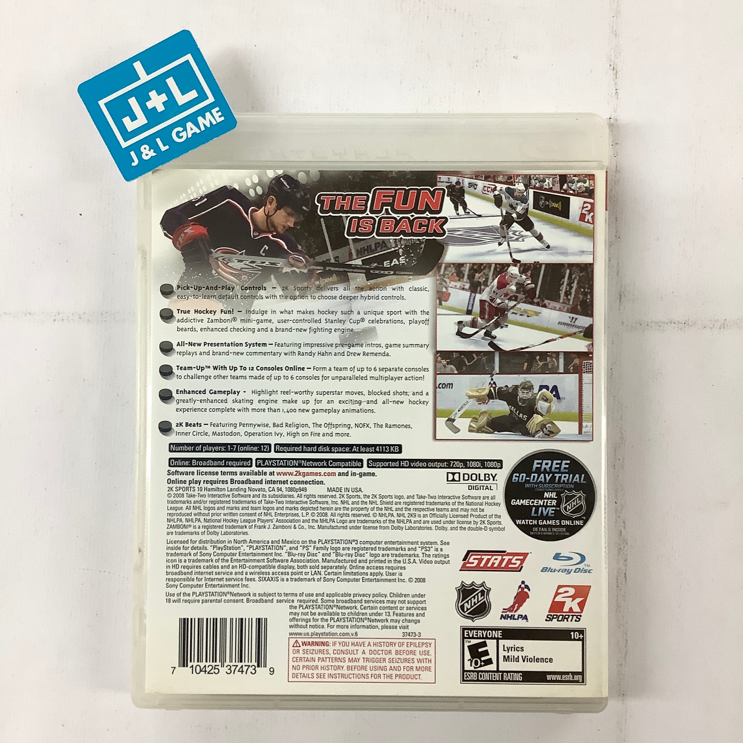 NHL 2K9 - (PS3) PlayStation 3 [Pre-Owned] Video Games Take-Two Interactive   