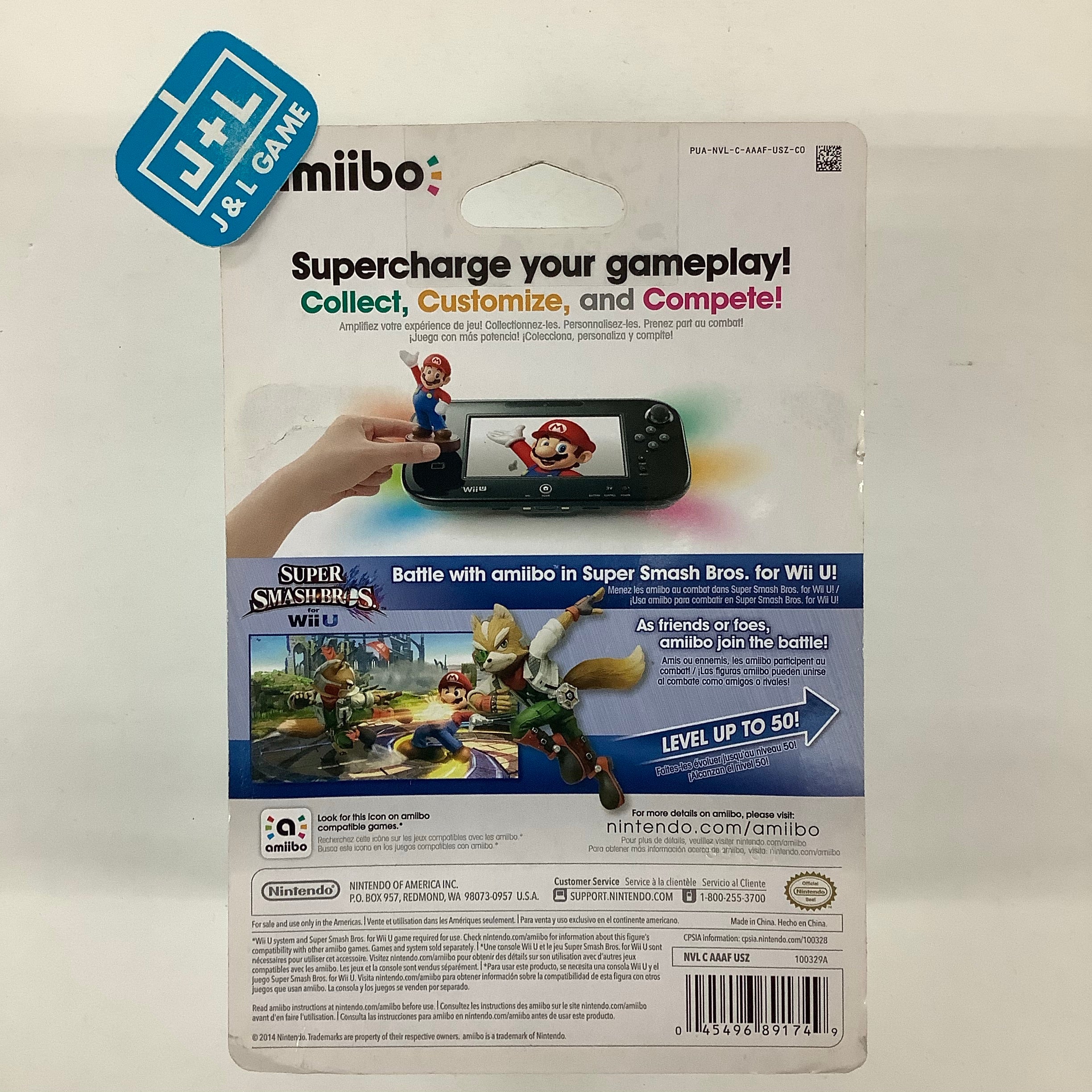 Fox (Super Smash Bros. series) - Nintendo WiiU Amiibo Amiibo Nintendo   