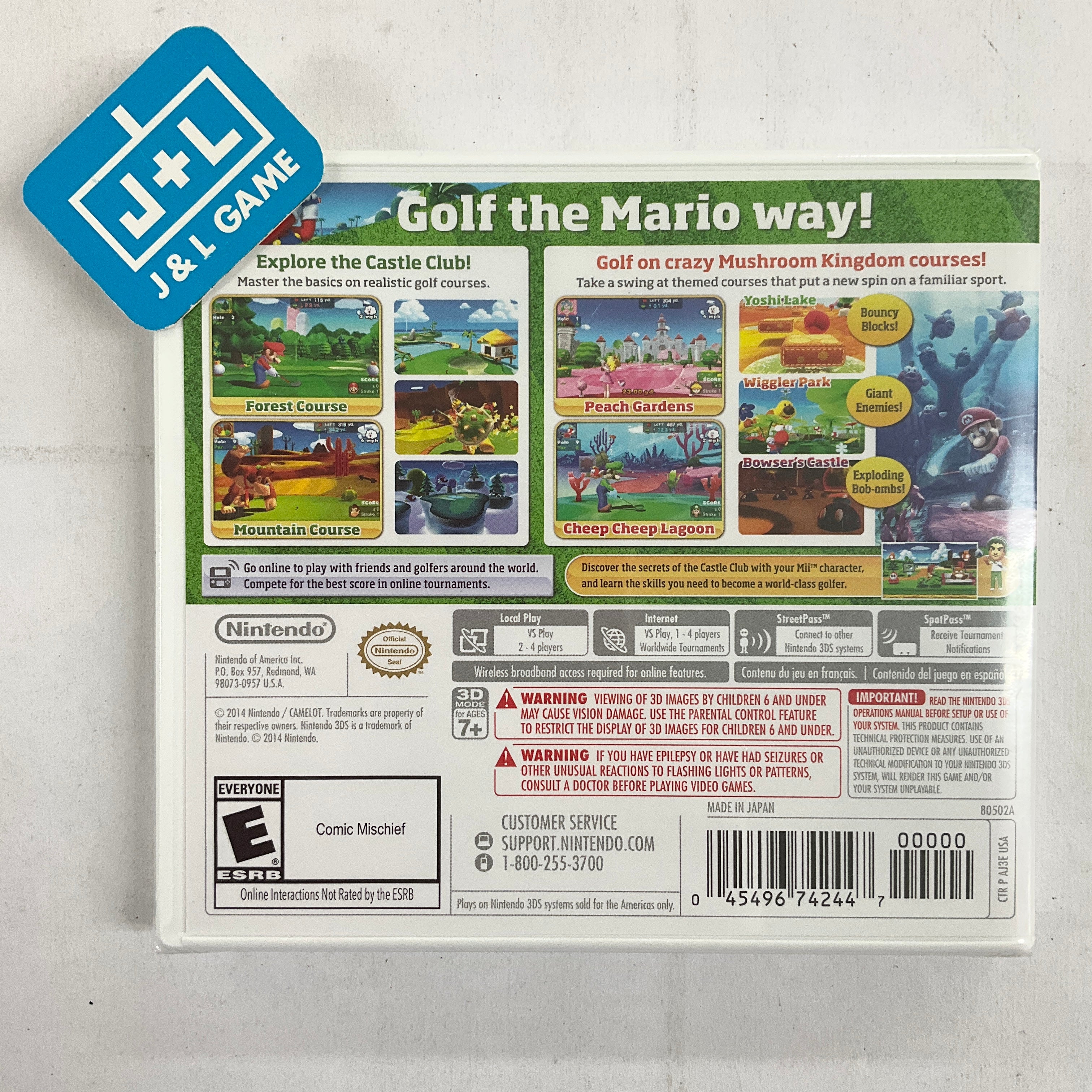 Mario Golf: World Tour - Nintendo 3DS Video Games Nintendo   