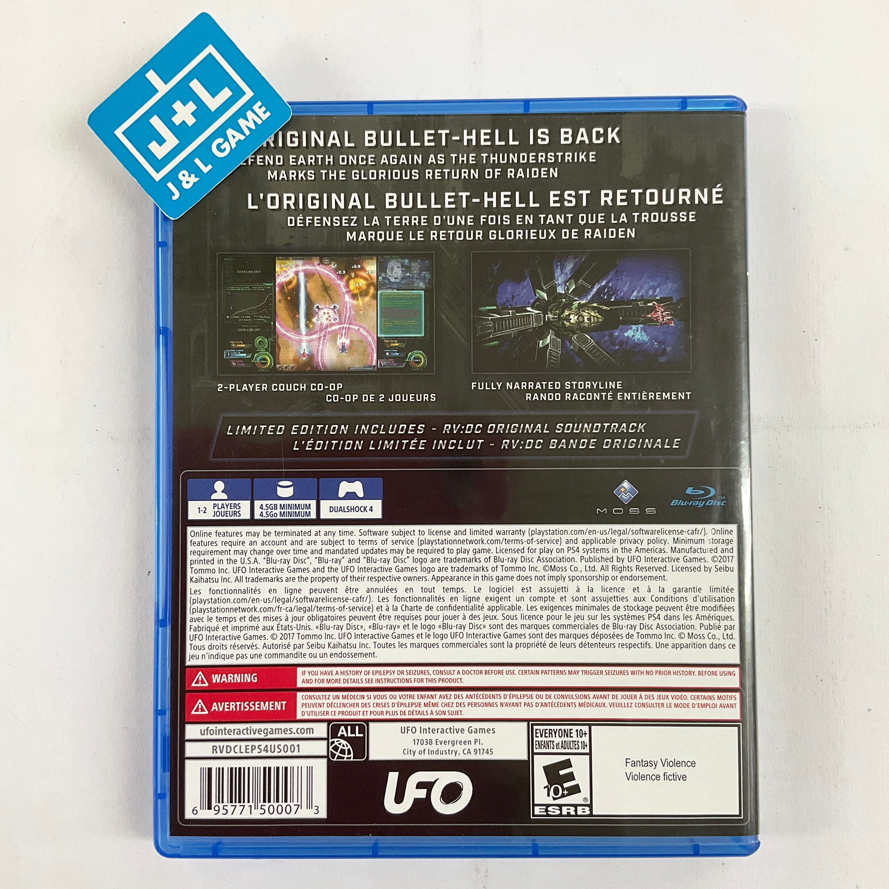 Raiden V: Director's Cut - (PS4) PlayStation 4 [Pre-Owned] Video Games UFO Interactive   