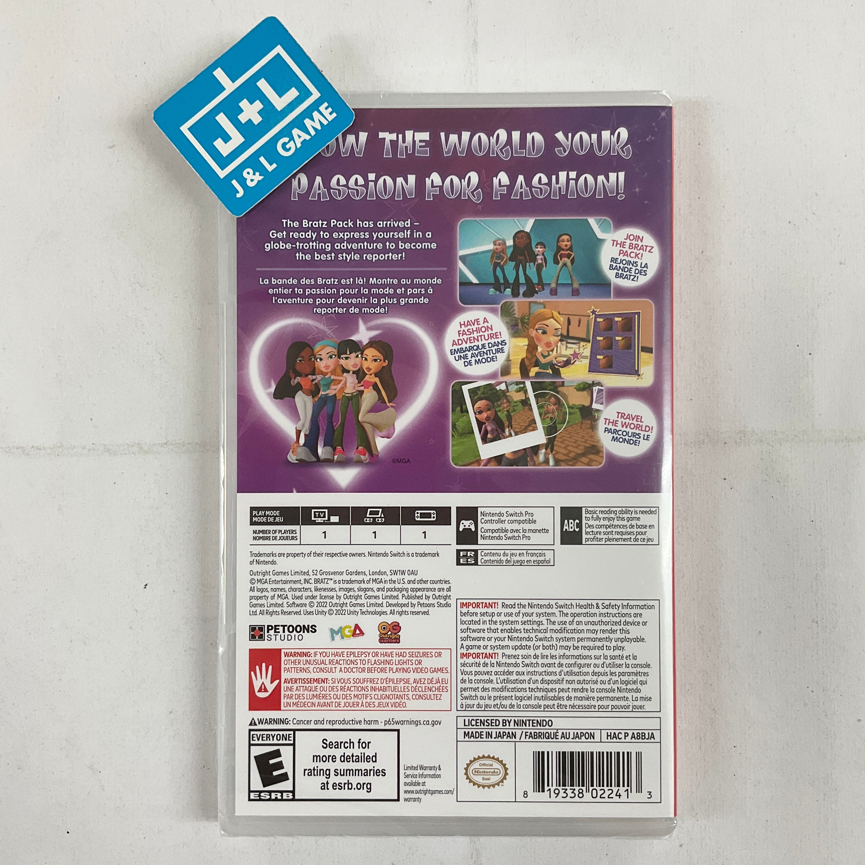 Bratz: Flaunt Your Fashion - (NSW) Nintendo Switch Video Games Outright Games   