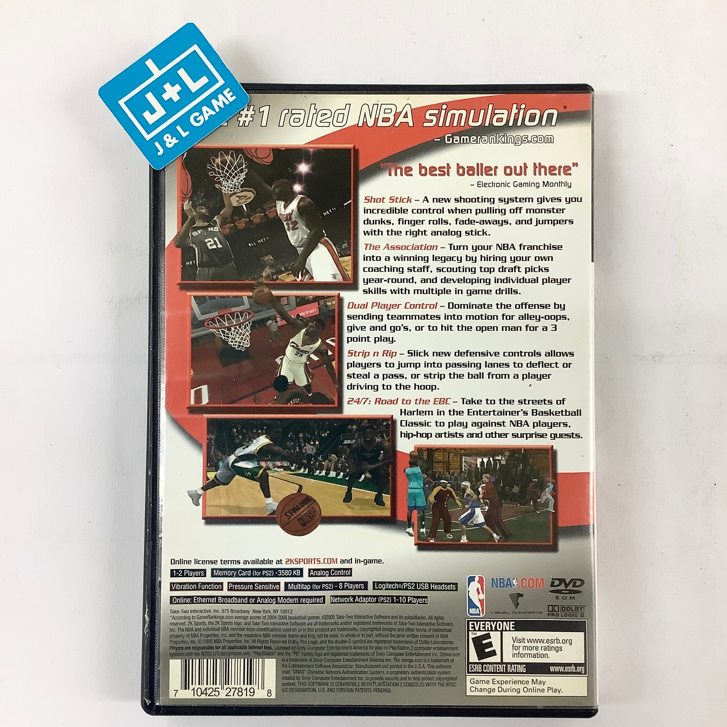 NBA 2K6 - (PS2) PlayStation 2 [Pre-Owned] Video Games 2K Sports   