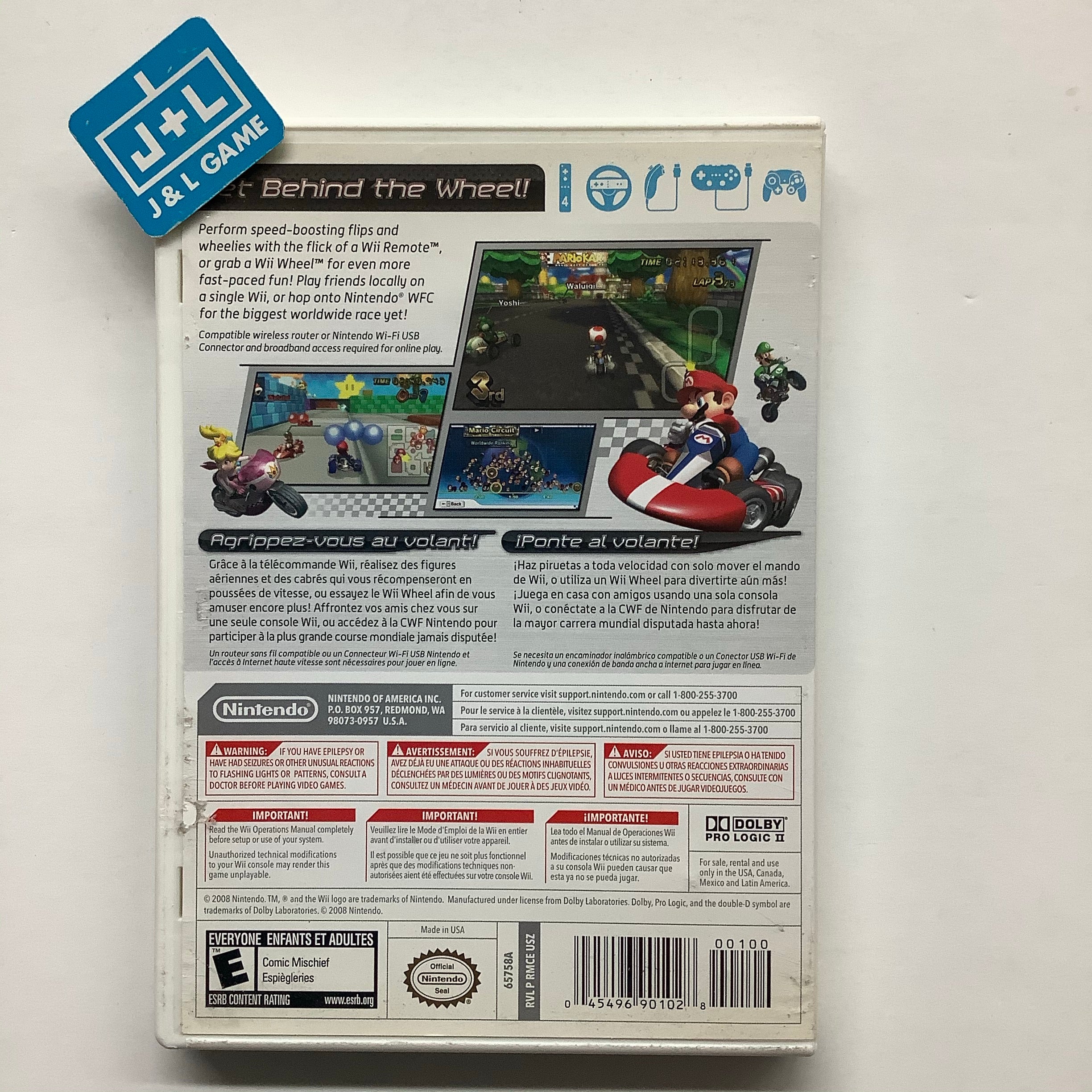 Mario Kart Wii (Game Only) - Nintendo Wii [Pre-Owned] Video Games Nintendo   