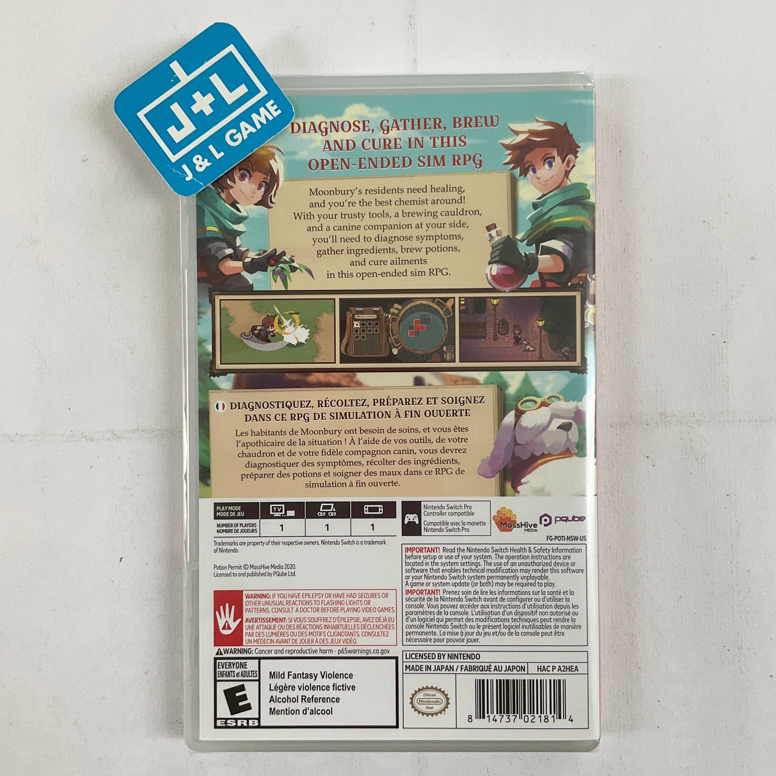 Potion Permit - (NSW) Nintendo Switch Video Games PQube   