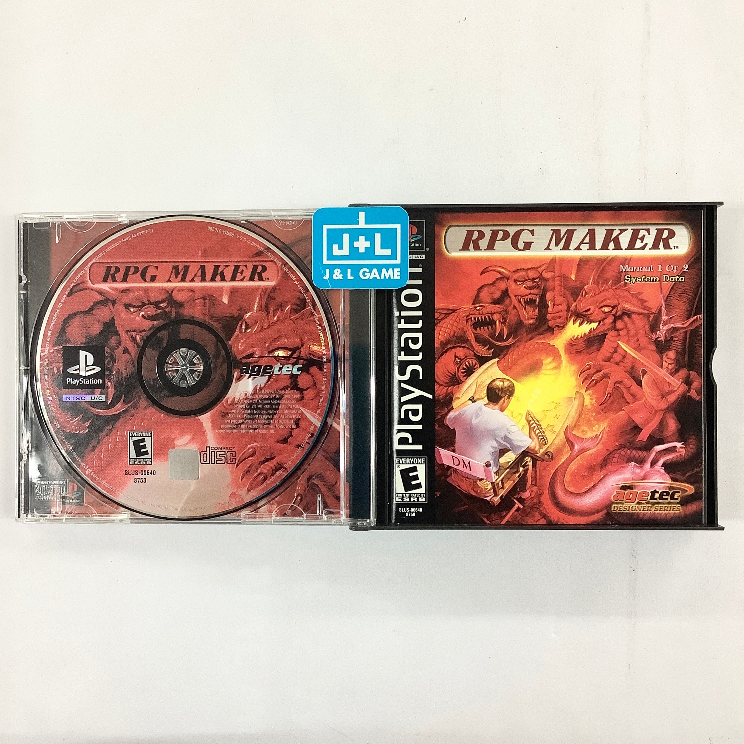 RPG Maker - (PS1) PlayStation 1 [Pre-Owned] Video Games Agetec   