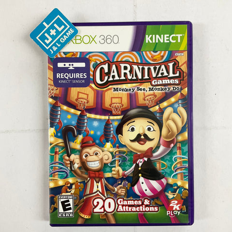 Carnival Games: Monkey See, Monkey Do! (Kinect Required) - Xbox 360 [Pre-Owned] Video Games Take-Two Interactive   