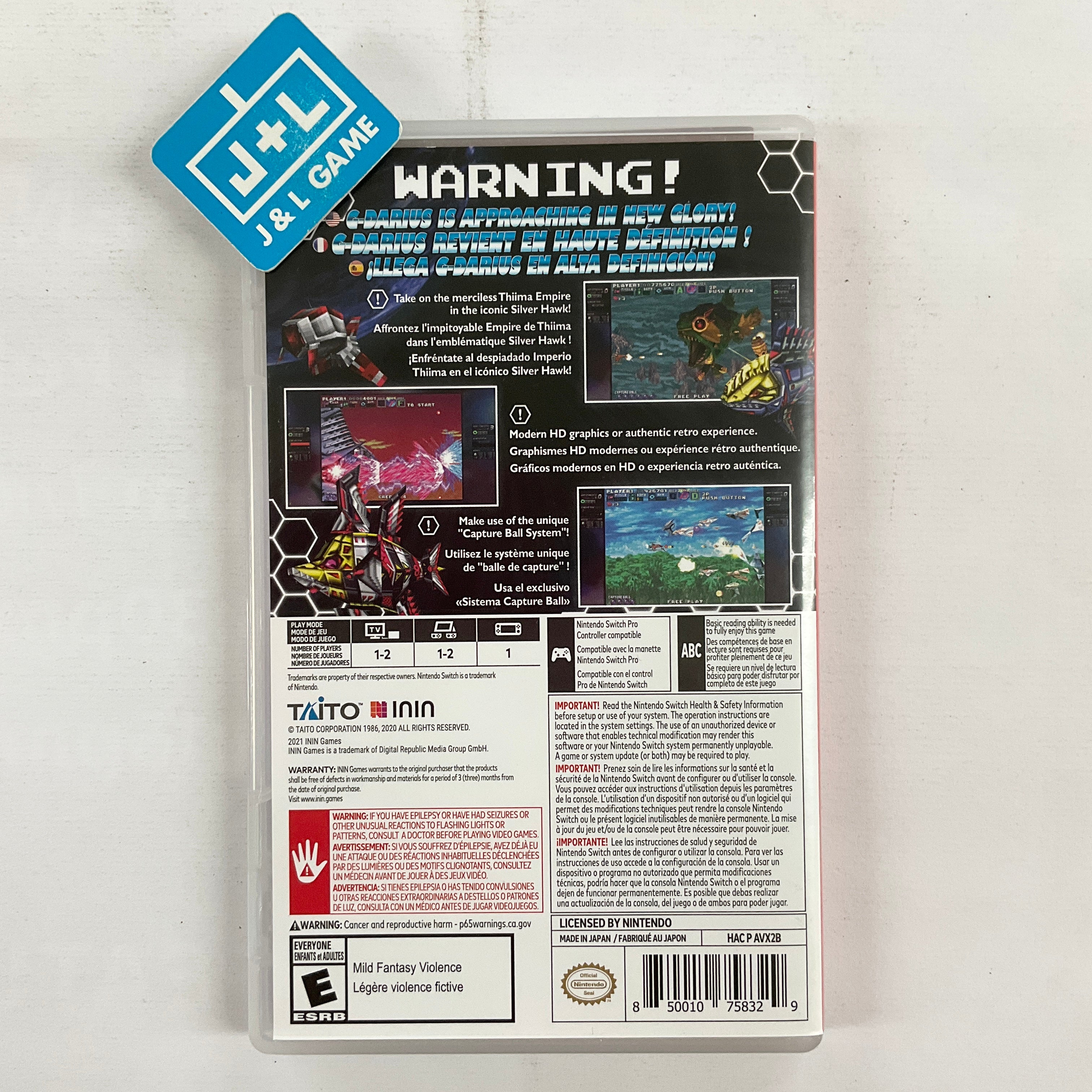 G-Darius HD - (NSW) Nintendo Switch [Pre-Owned] Video Games ININ Games   