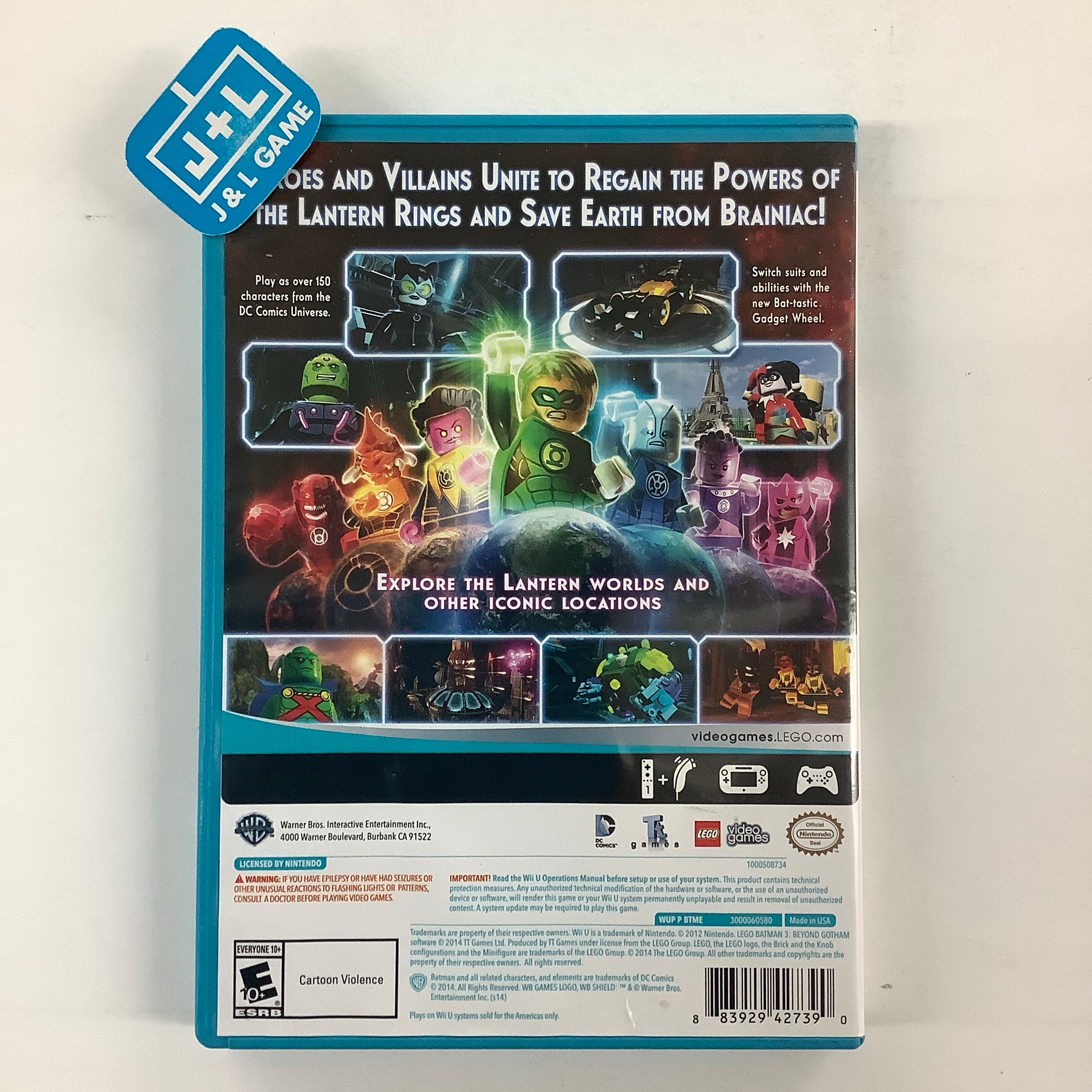 LEGO Batman 3: Beyond Gotham - Nintendo Wii U [Pre-Owned] Video Games Warner Bros. Interactive Entertainment   