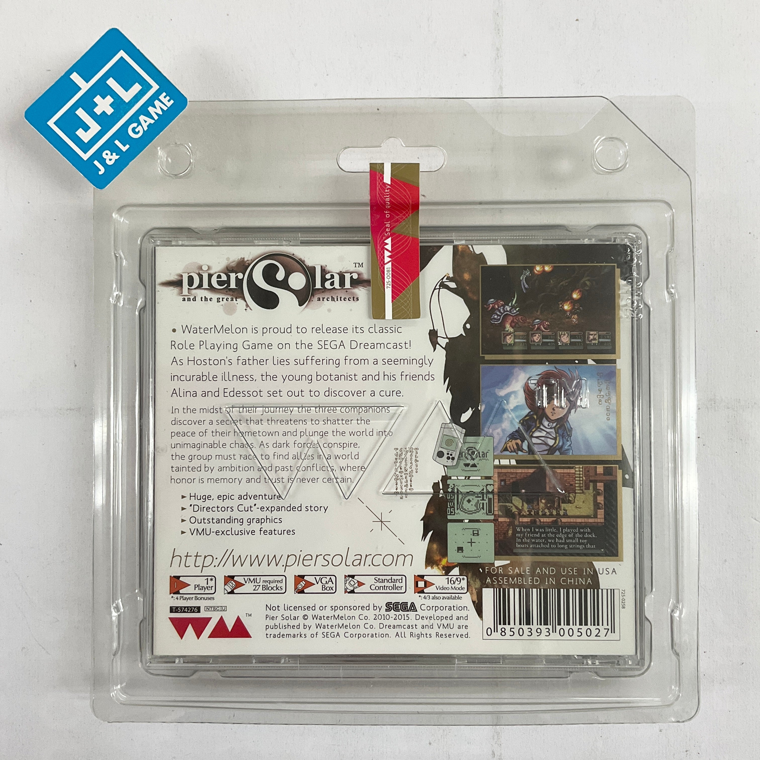 Pier Solar and the Great Architects - (DC) Dreamcast Video Games Watermelon   