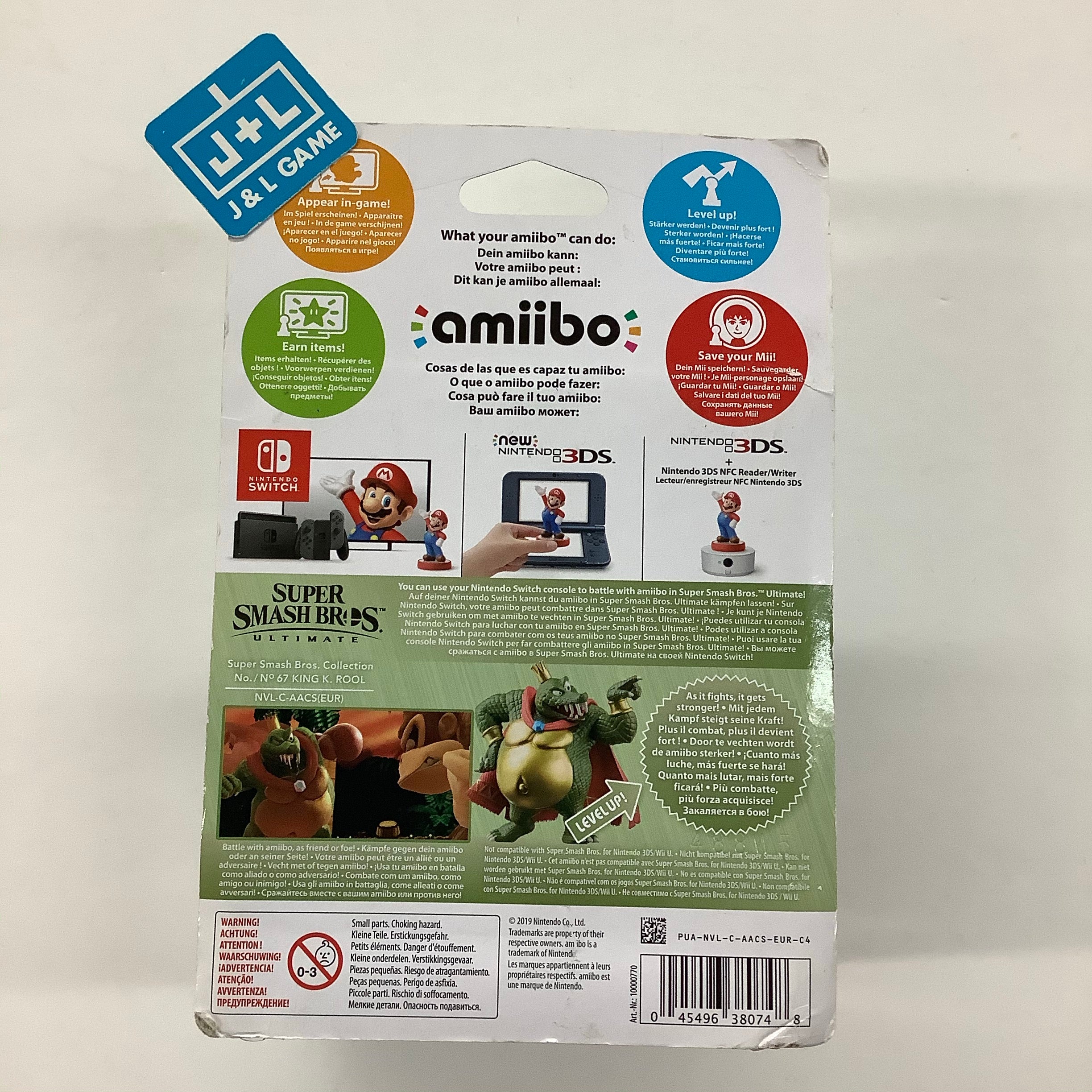 King K. Rool (Super Smash Bros. series) - Nintendo Switch Amiibo (European Import) Amiibo Nintendo   