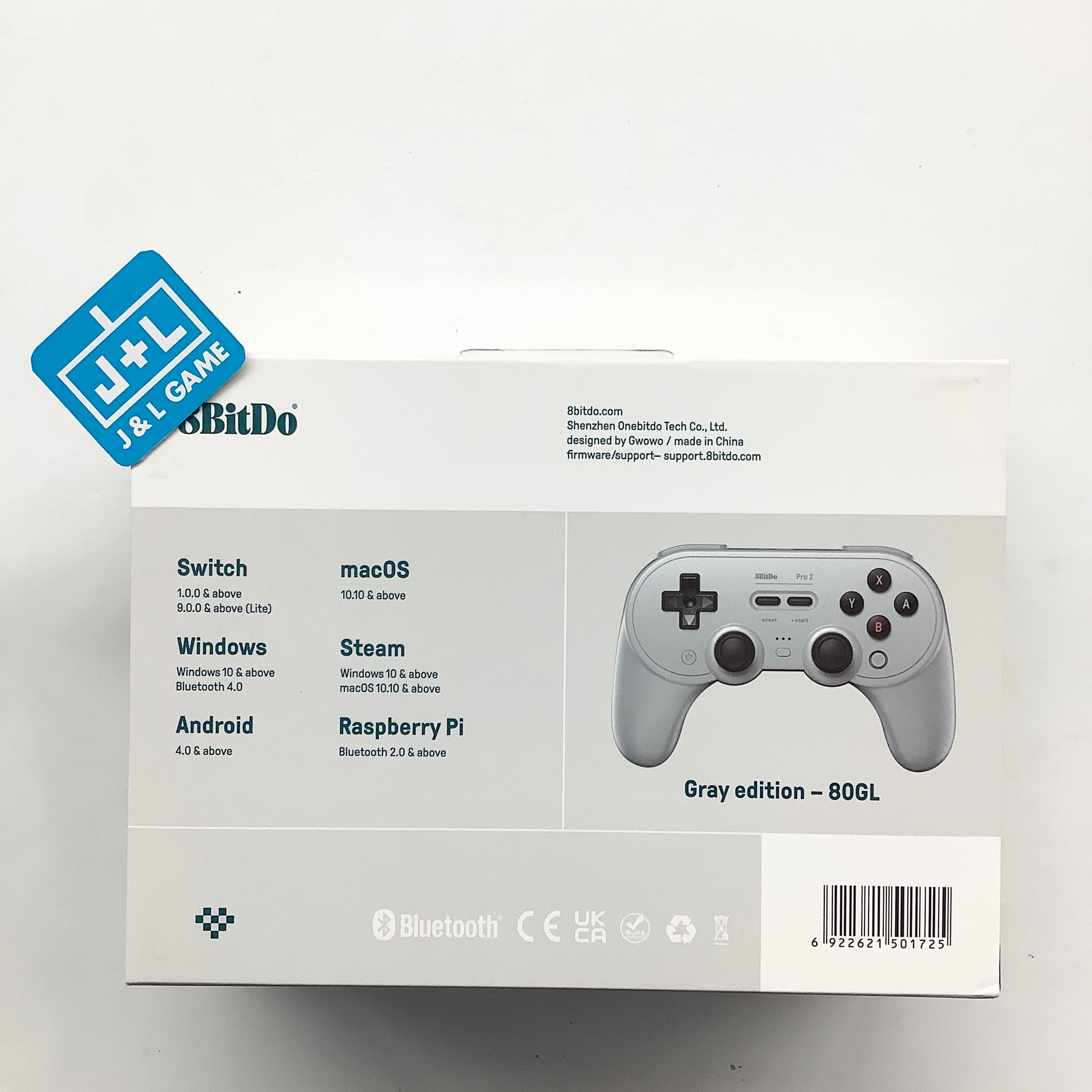 8Bitdo Sn30 Pro 2 Bluetooth Gamepad (Gray Edition) - (NSW) Nintendo Switch Accessories 8Bitdo   