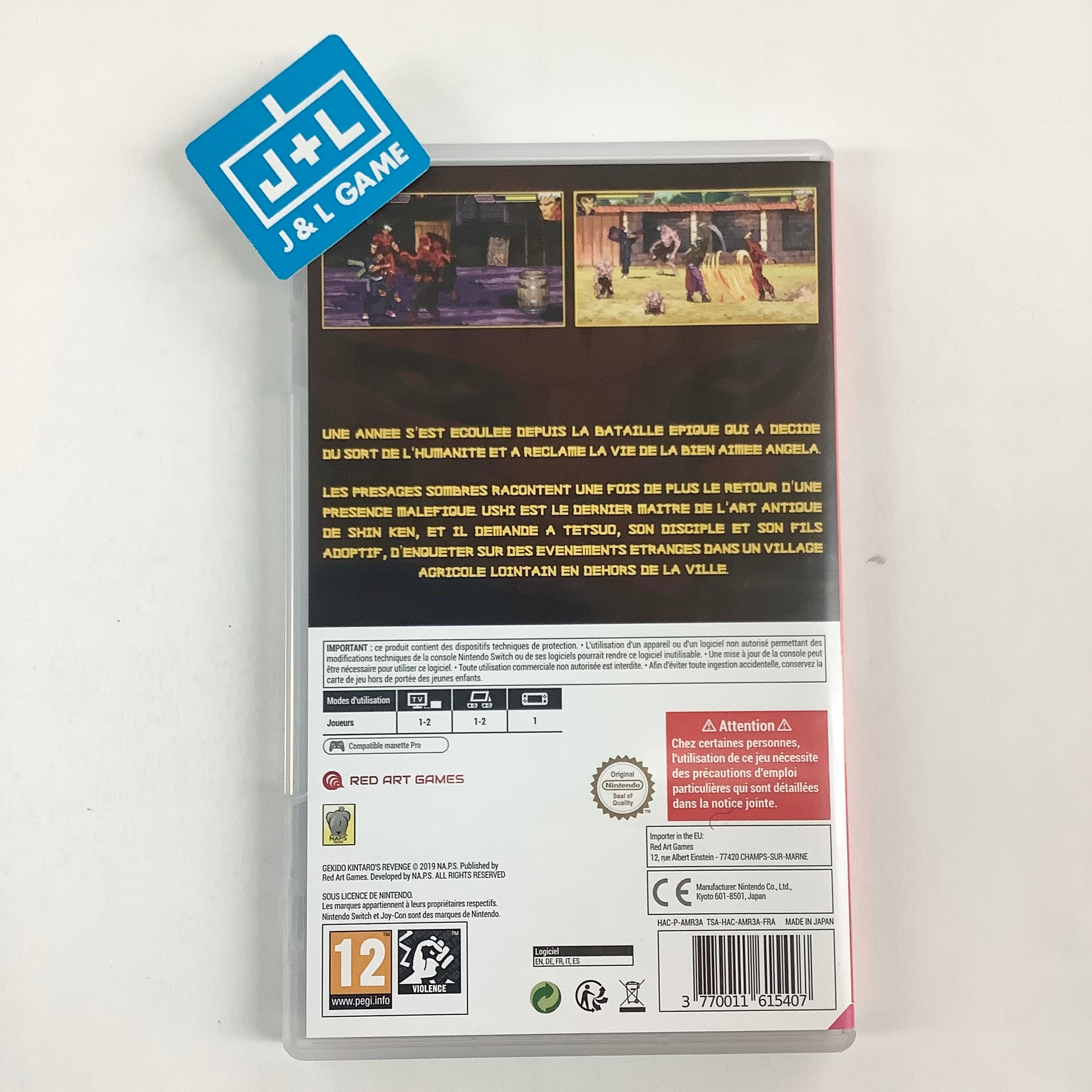 Gekido: Kintaro's Revenge - (NSW) Nintendo Switch [Pre-Owned] (European Import) Video Games Red Art Games   