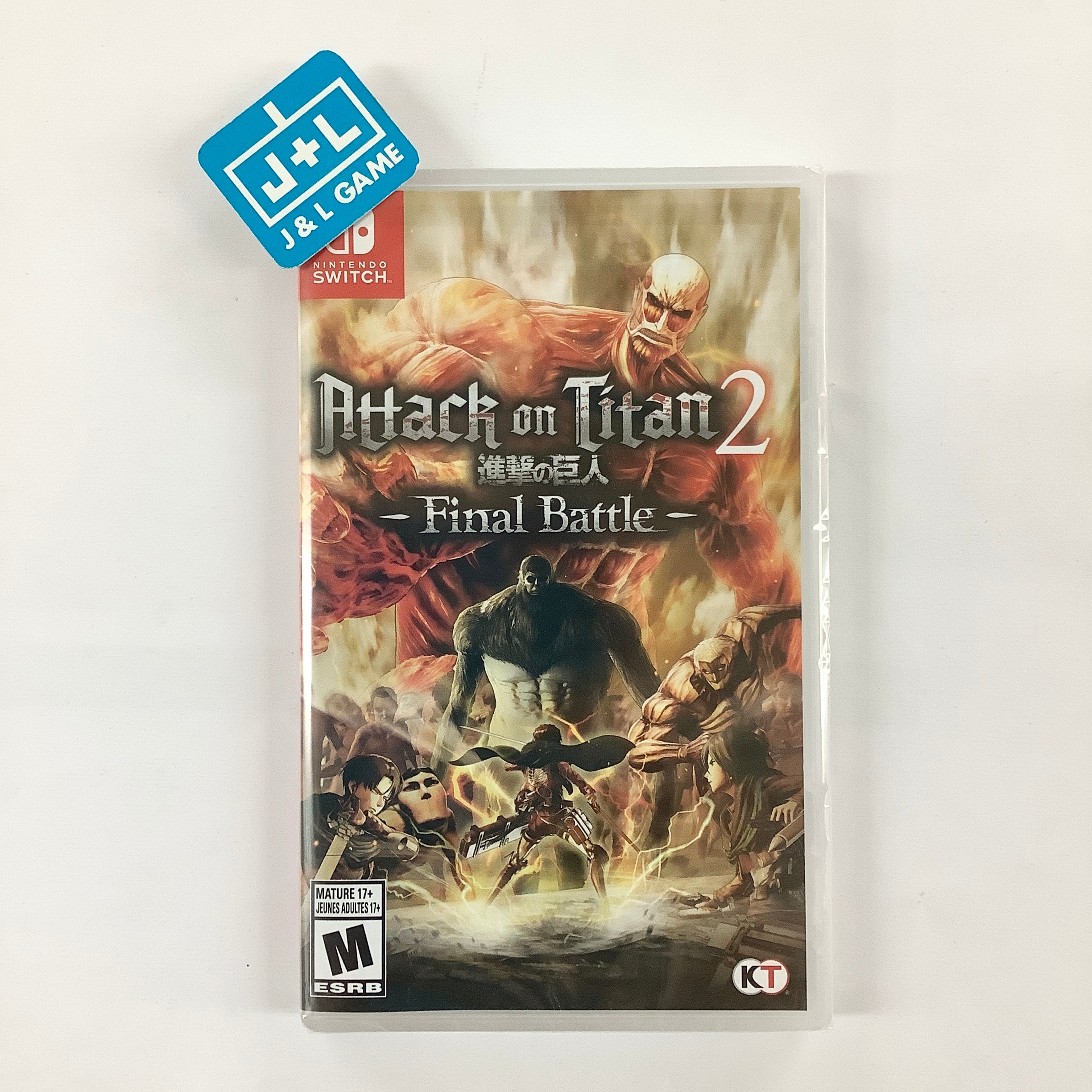 Attack On Titan 2: Final Battle - (NSW) Nintendo Switch Video Games Koei Tecmo   