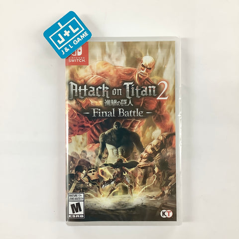 Attack On Titan 2: Final Battle - (NSW) Nintendo Switch Video Games Koei Tecmo   