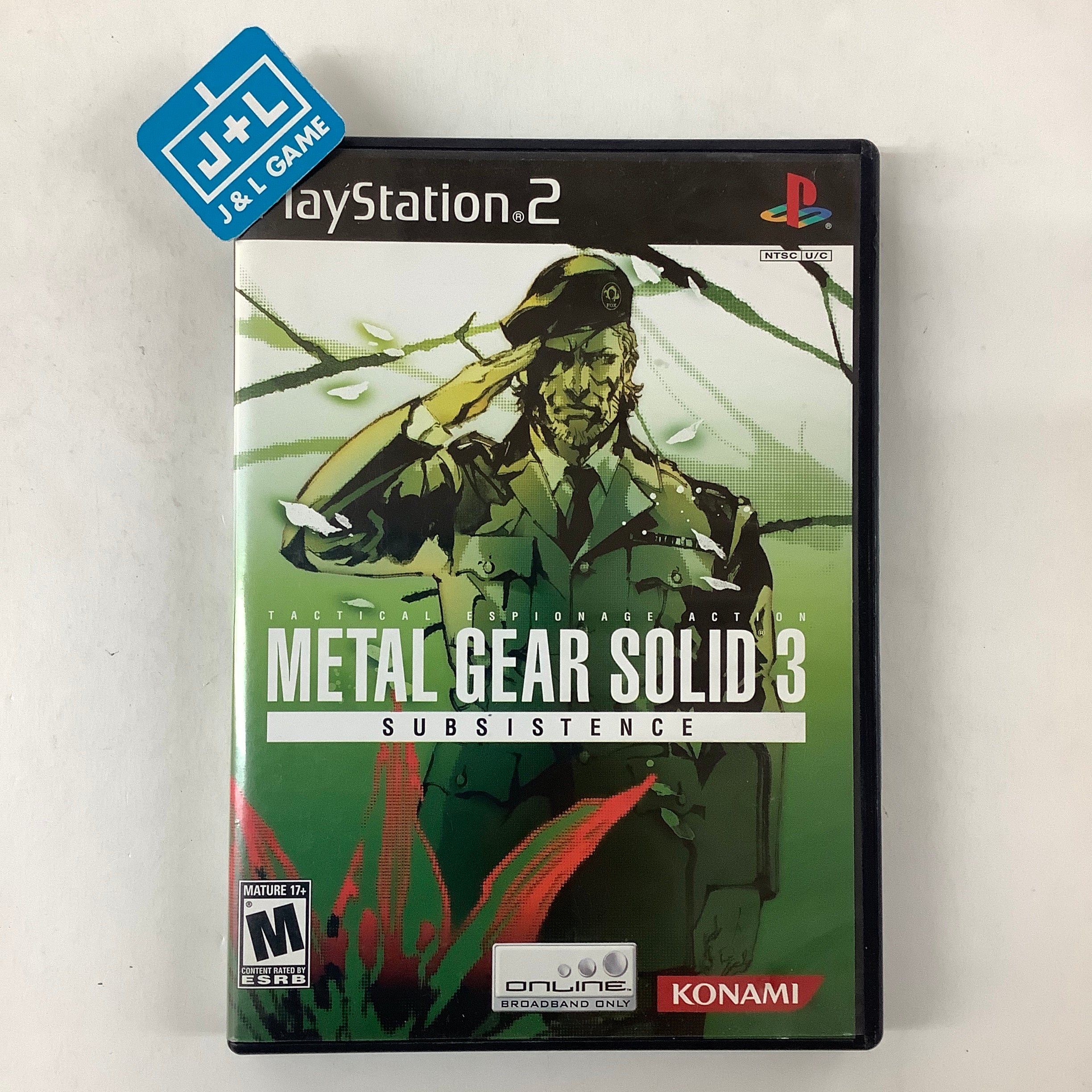 Metal Gear Solid 3: Subsistence - (PS2) PlayStation 2 [Pre-Owned] Video Games Konami   