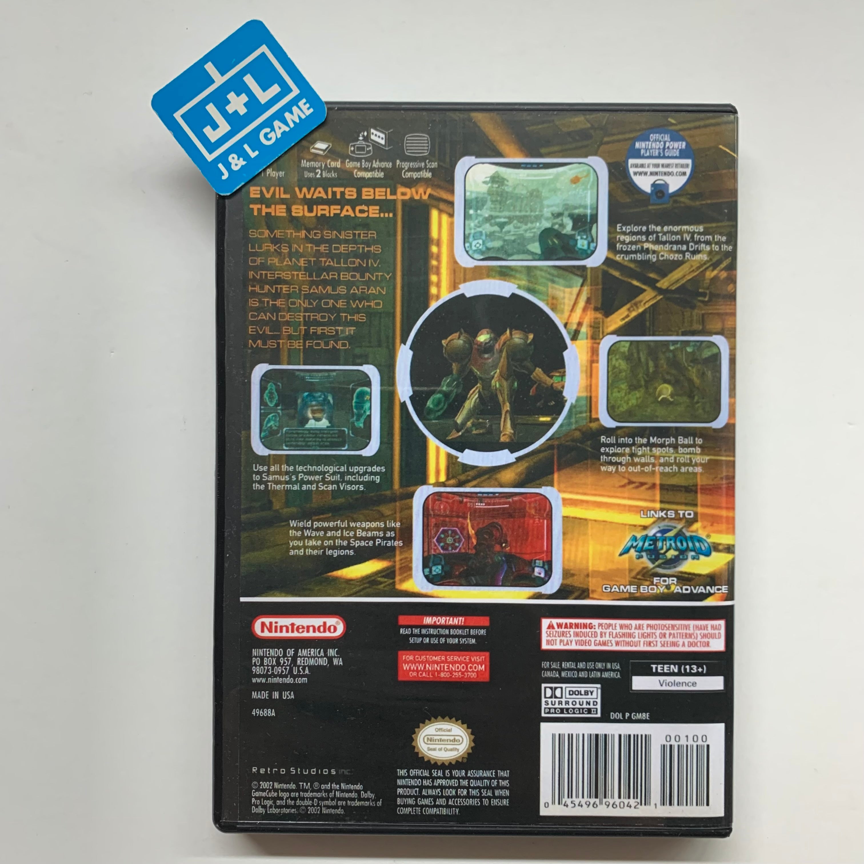 Metroid Prime - (GC) GameCube [Pre-Owned] Video Games Nintendo   