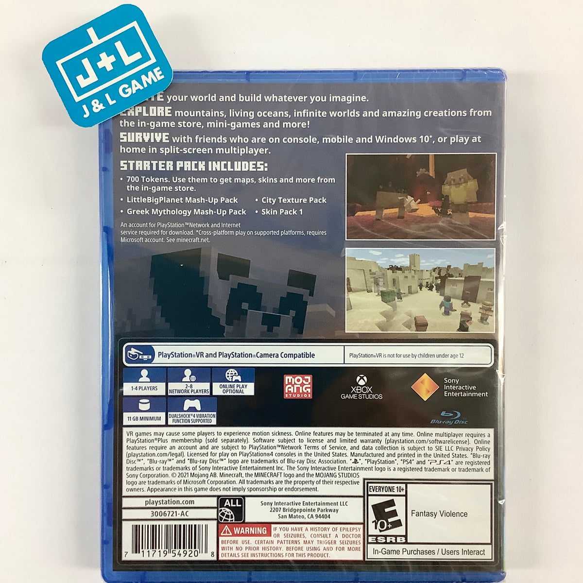 Ps4 Minecraft Blocks Minecraft Starter Collection - (PS4) PlayStation 4 | J&L Game