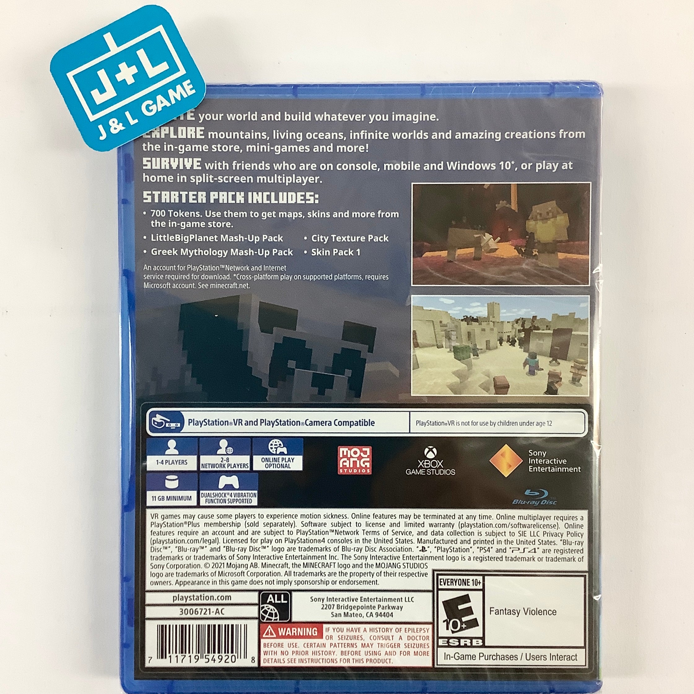 Minecraft Starter Collection - (PS4) PlayStation 4 Video Games PlayStation   