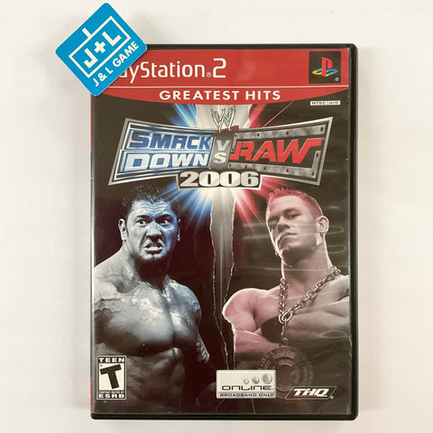 WWE Smackdown vs Raw 2006 (Greatest Hits) - (PS2) PlayStation 2 [Pre-Owned] Video Games THQ   
