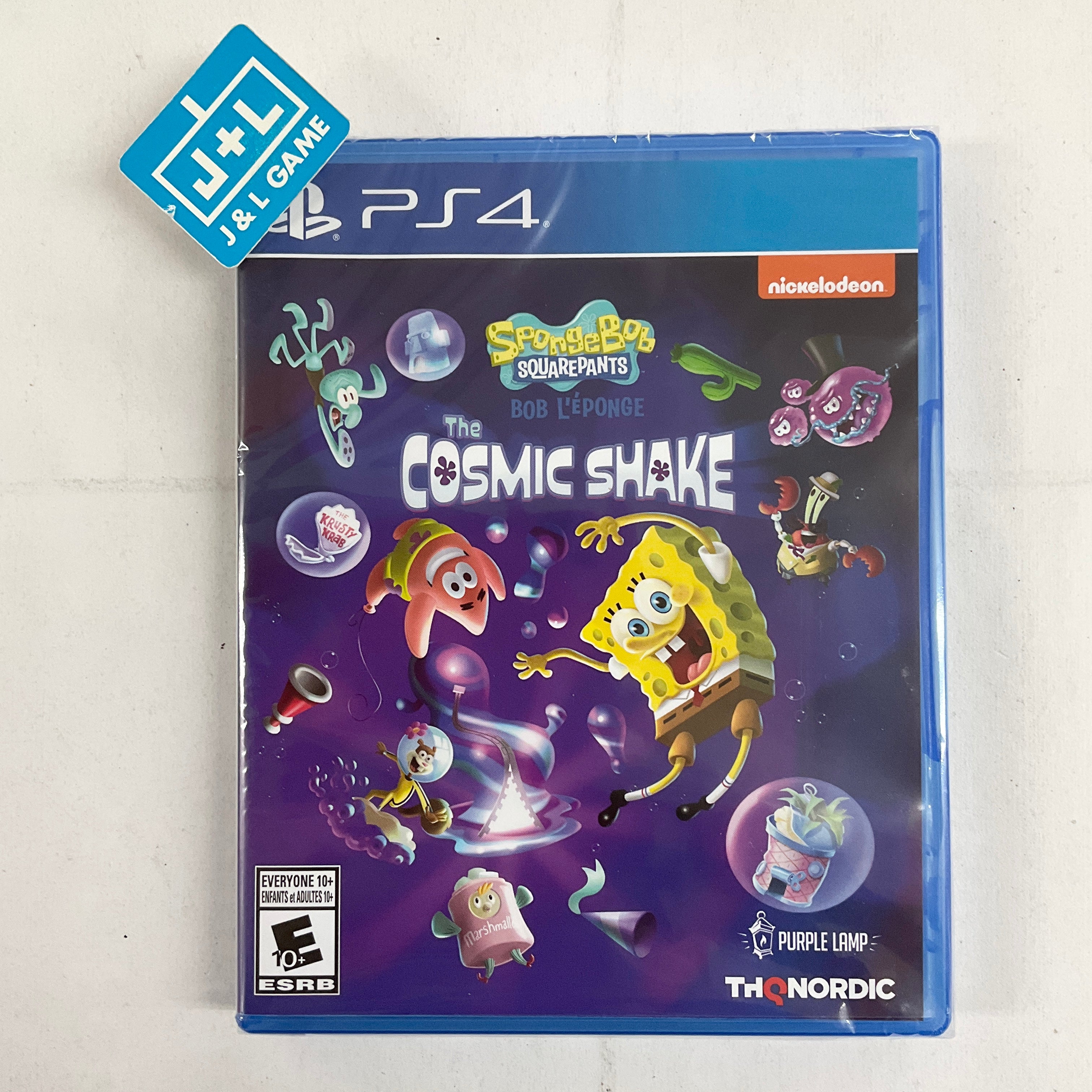 Spongebob Squarepants: The Cosmic Shake - (PS4) PlayStation 4 Video Games THQ Nordic   