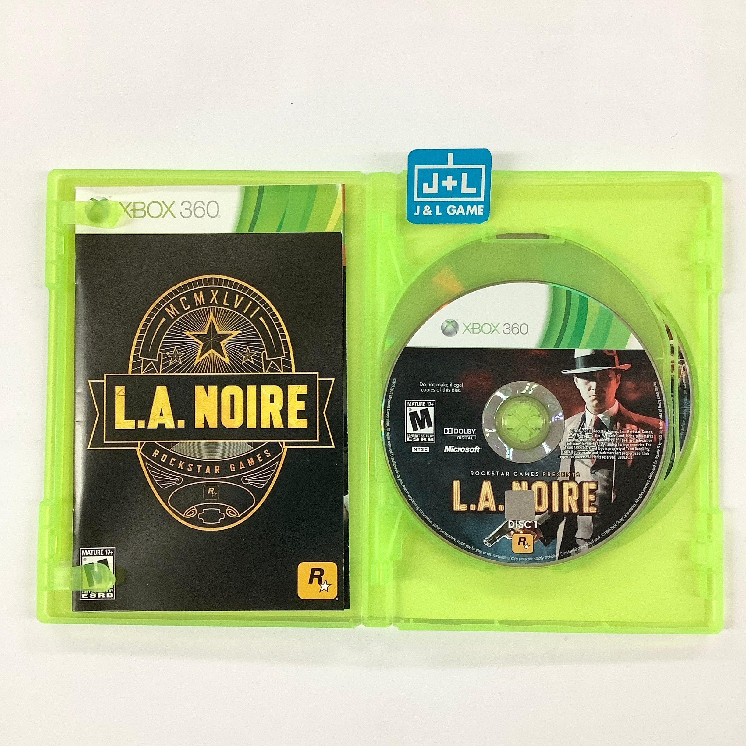Xbox 360 LA Noire - The Manual Project - 's Lair Xbox 360 LA Noire - The Manual Project - 's Lair