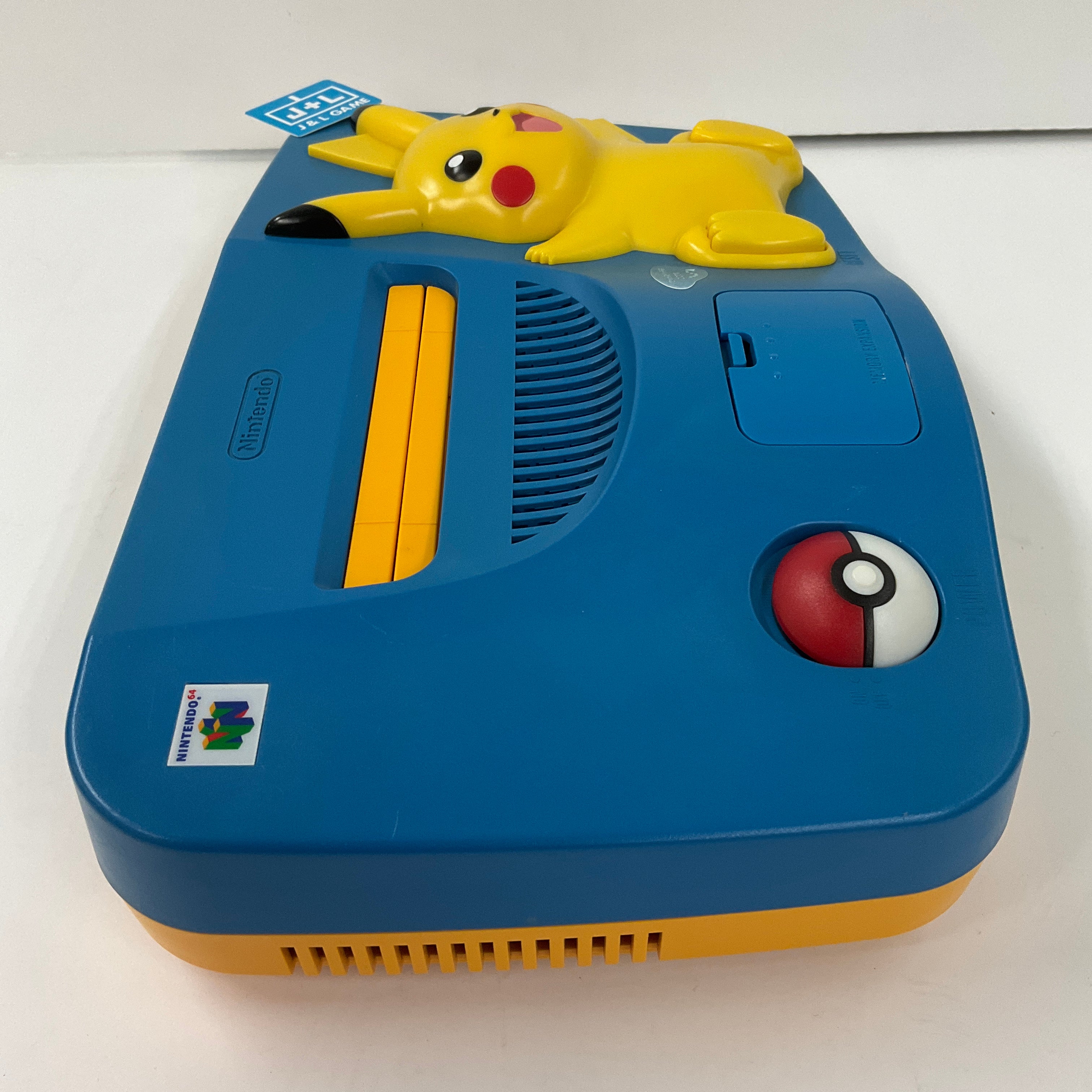Nintendo 64 Hardware Console (Pikachu Edition) (Blue and