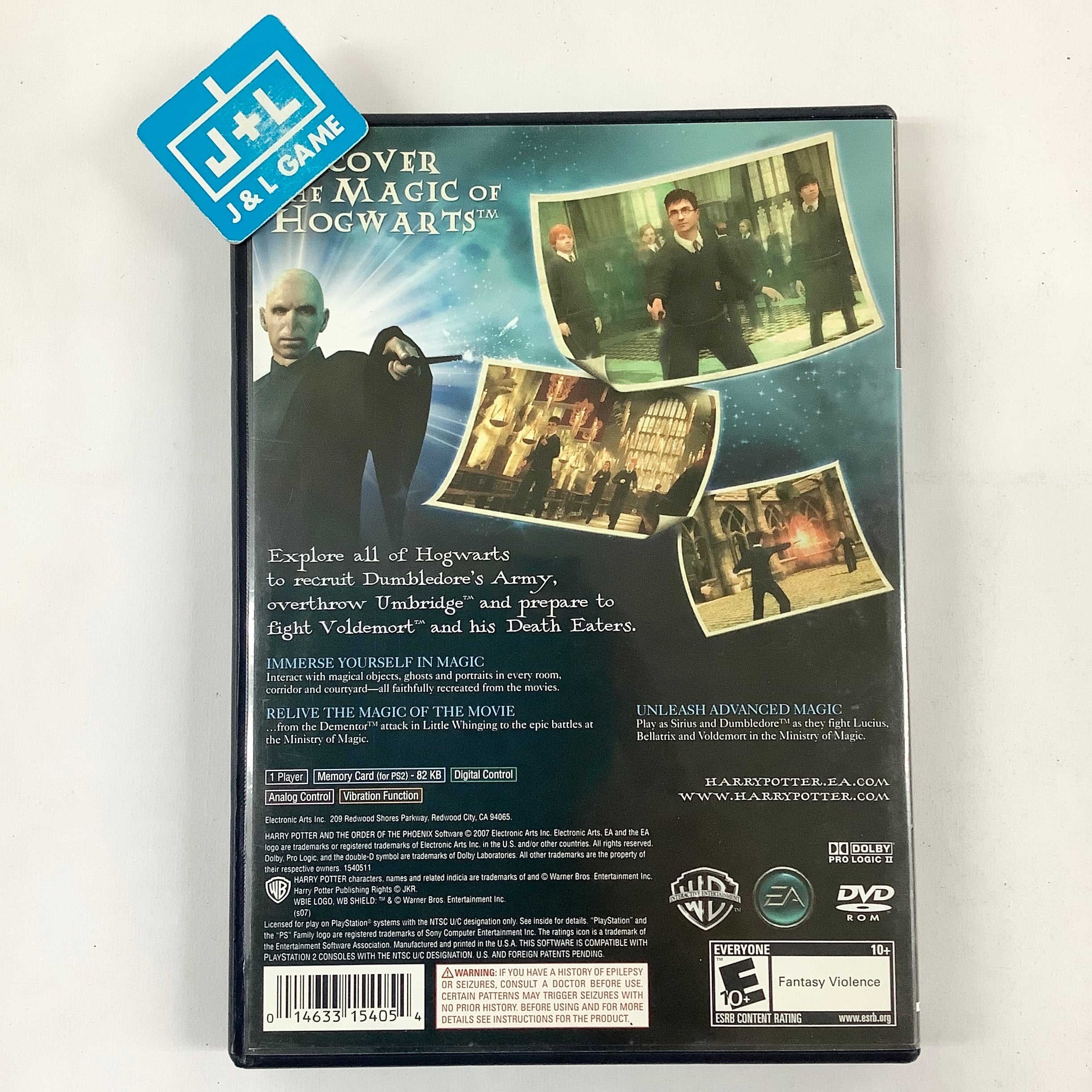 Harry Potter and the Order of the Phoenix - (PS2) PlayStation 2 [Pre-Owned] Video Games EA Games   
