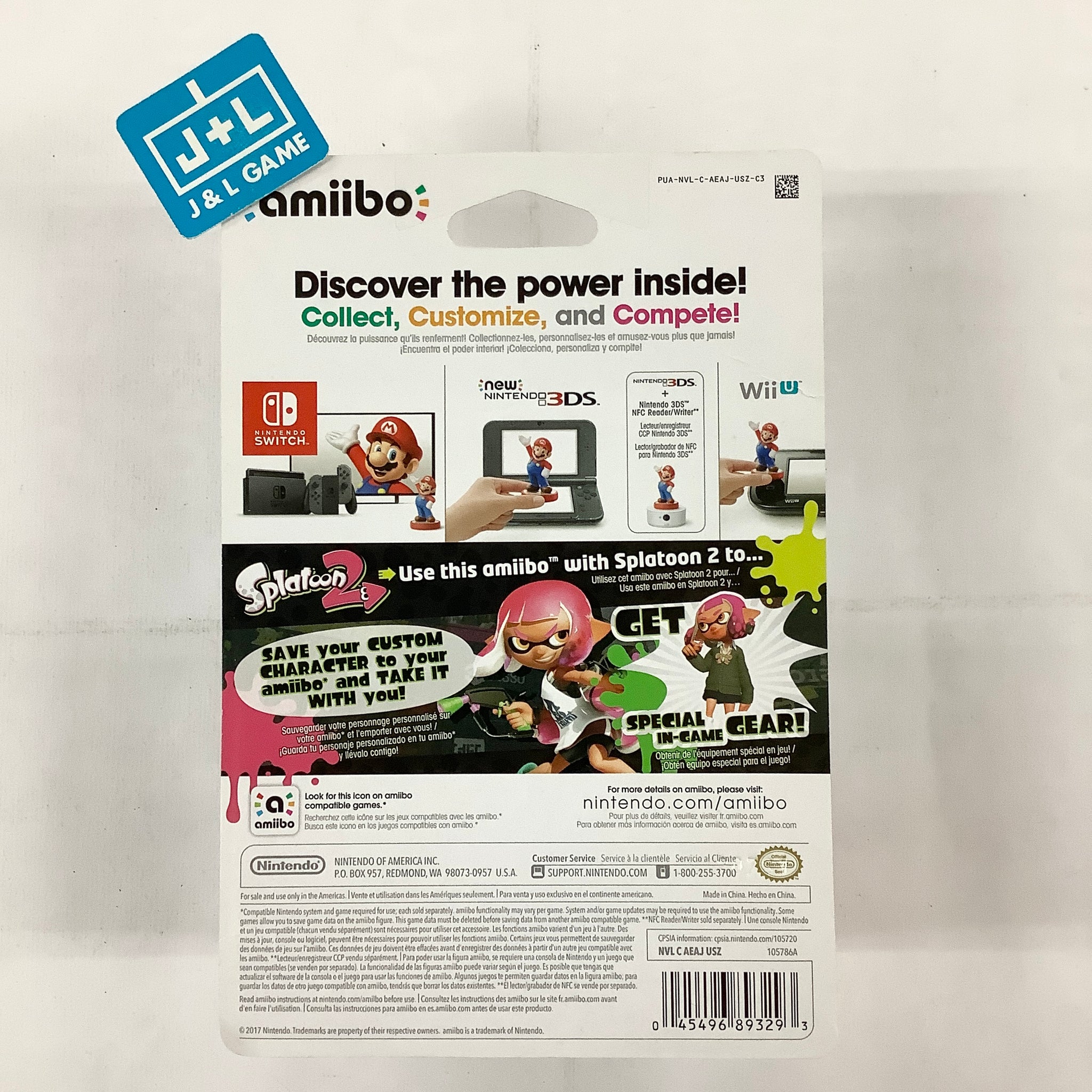 Inkling Girl (Neon Pink) (Splatoon series) Nintendo Switch Amiibo J
