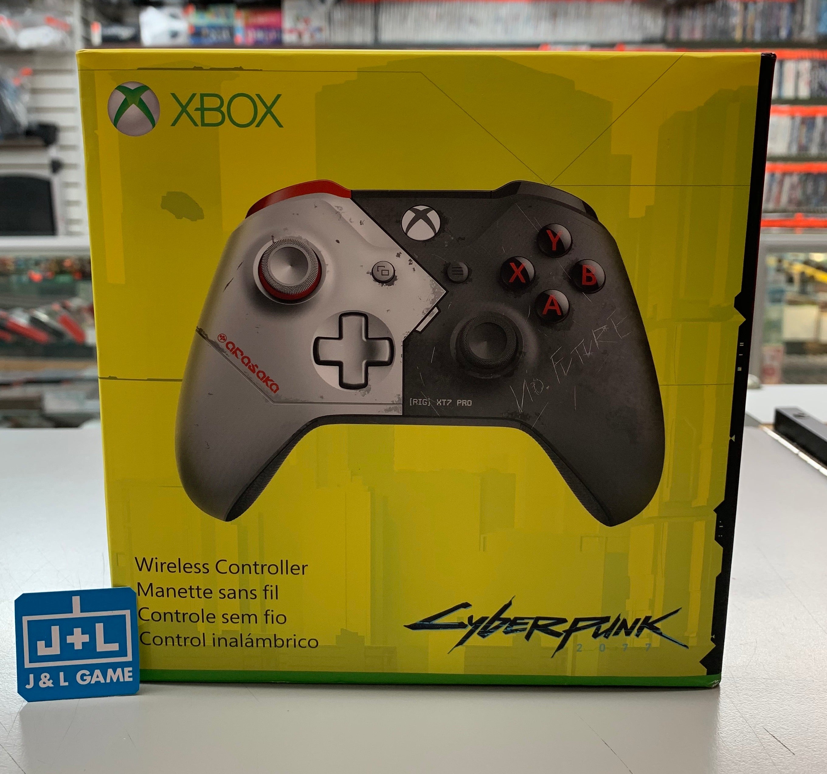 Microsoft Xbox One Wireless Controller (Cyberpunk 2077 Limited Edition) - (XB1) Xbox One Accessories Microsoft   