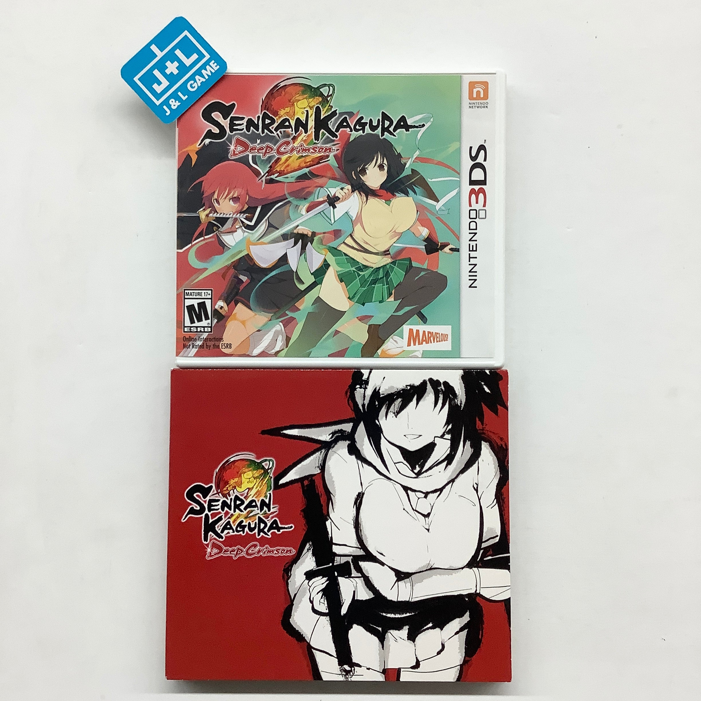 Senran Kagura 2: Deep Crimson (Double D Edition)  - Nintendo 3DS [Pre-Owned] Video Games XSEED Games   